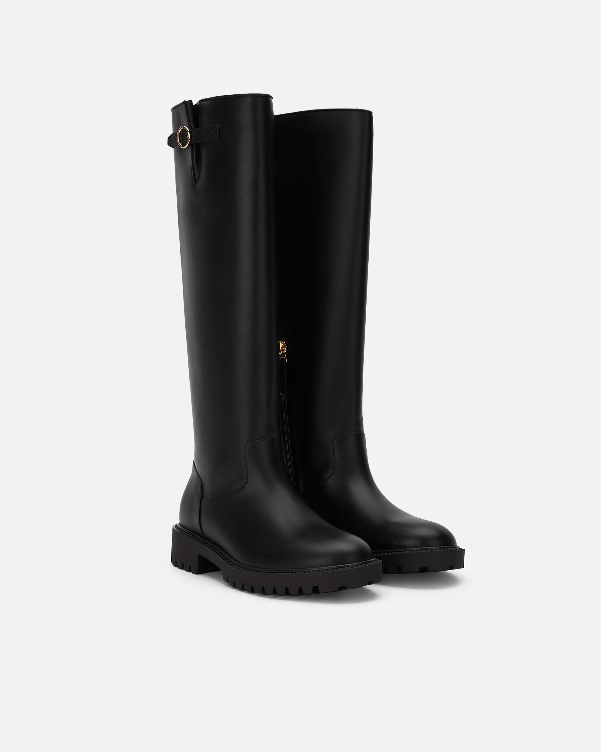 Women's Black Leather Boots - Femme - Bally - 02