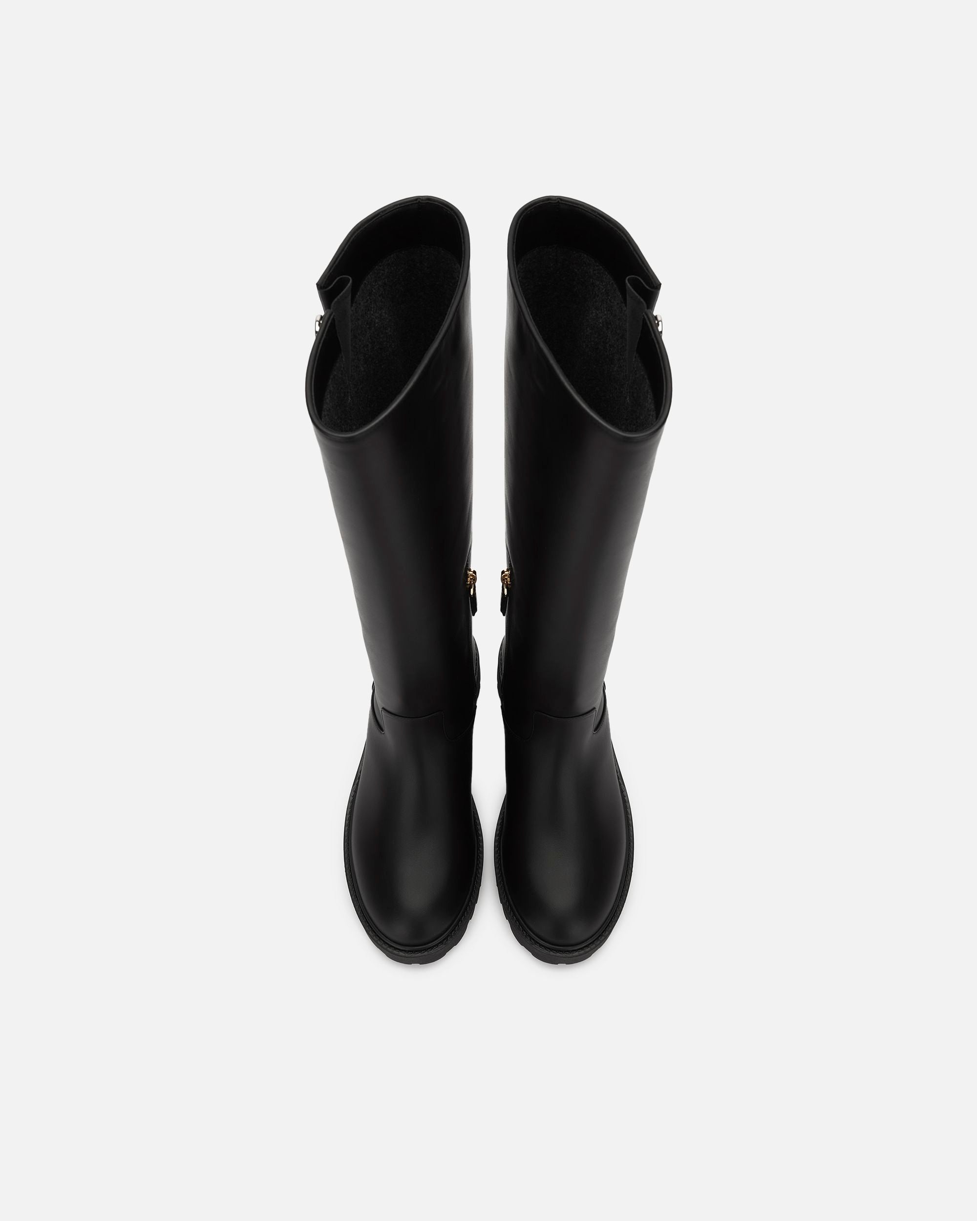 Women's Black Leather Boots - Femme - Bally - 05