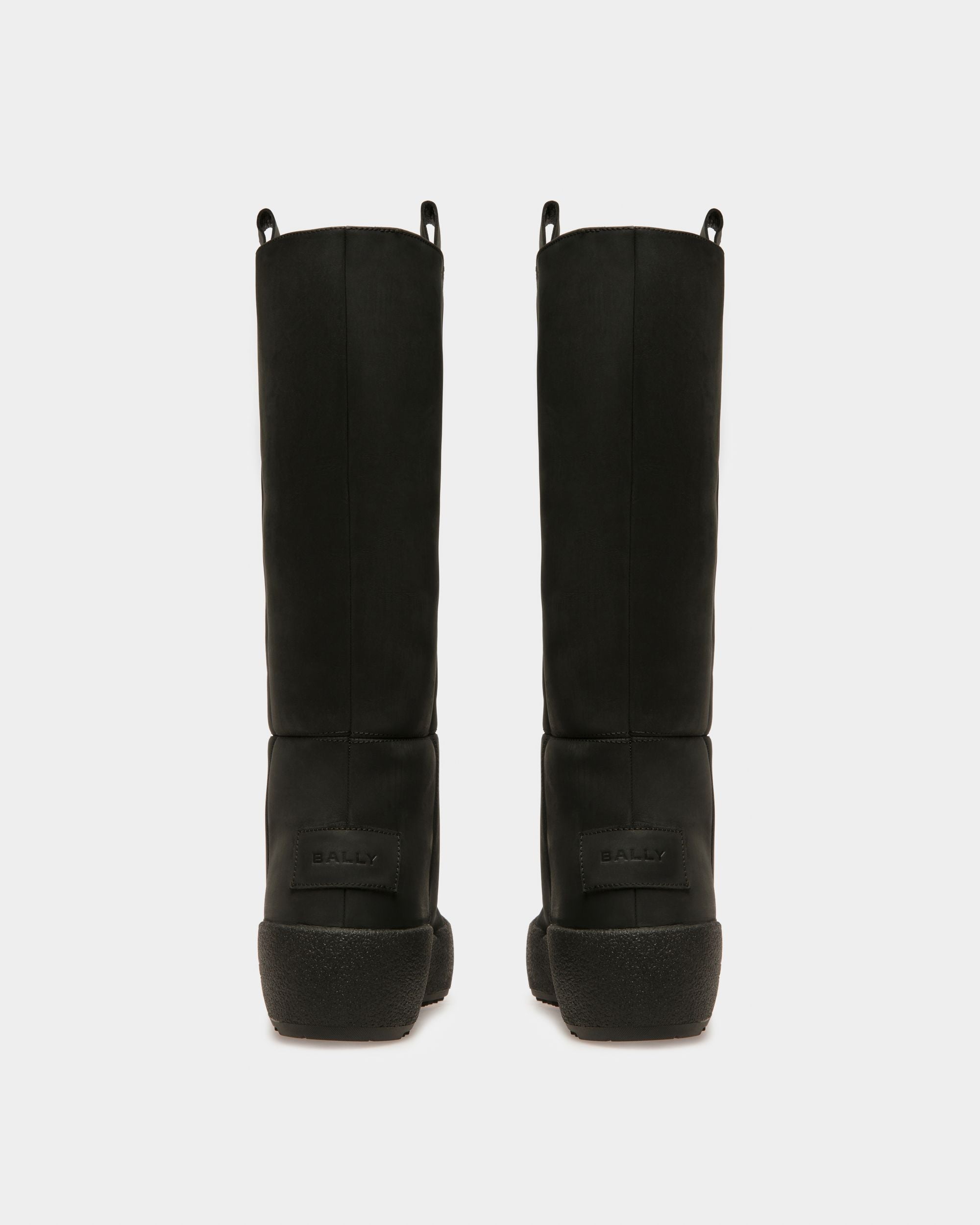 Jackson Leather Long Boots In Black - Women's - Bally - 04