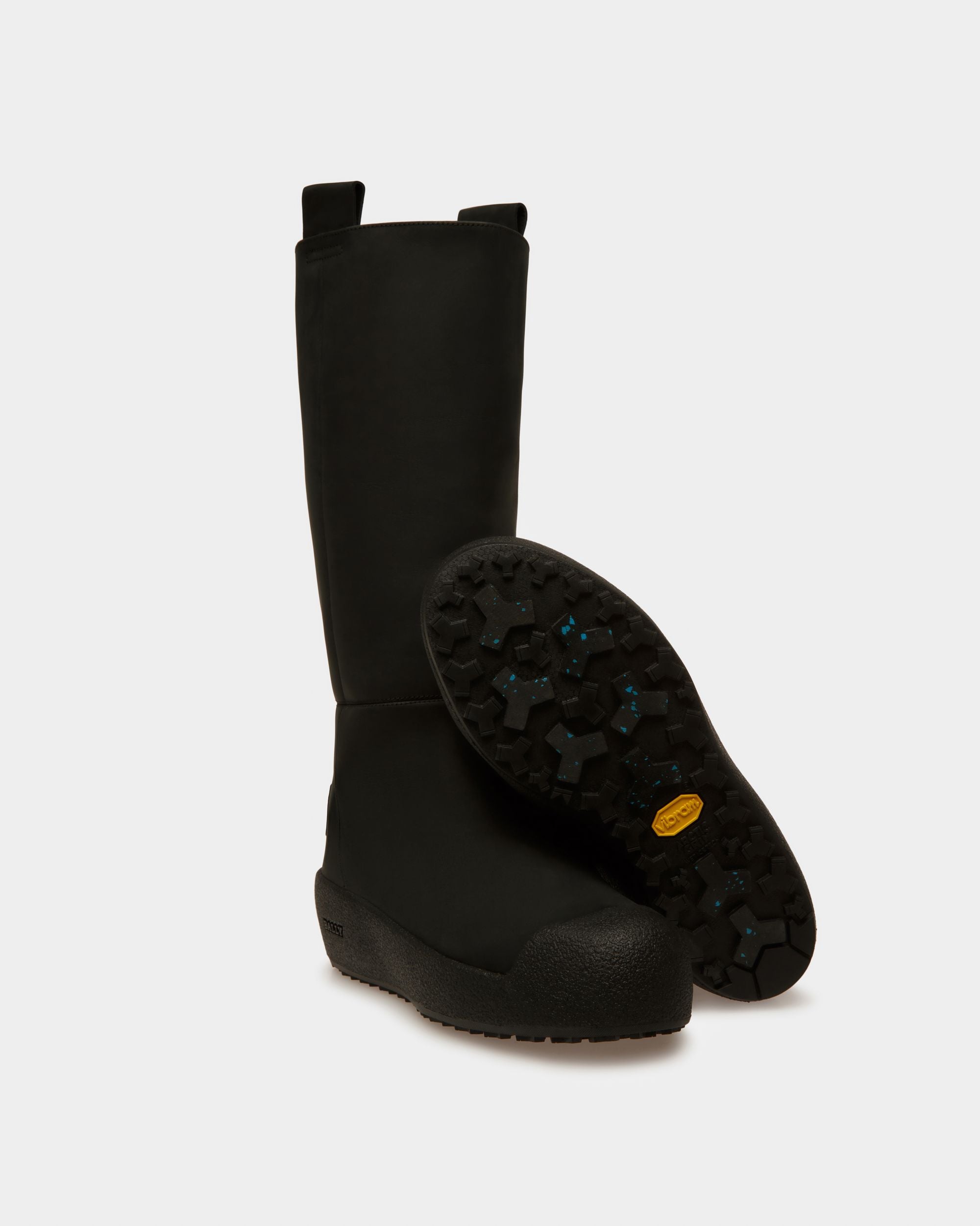 Jackson Leather Long Boots In Black - Women's - Bally - 05