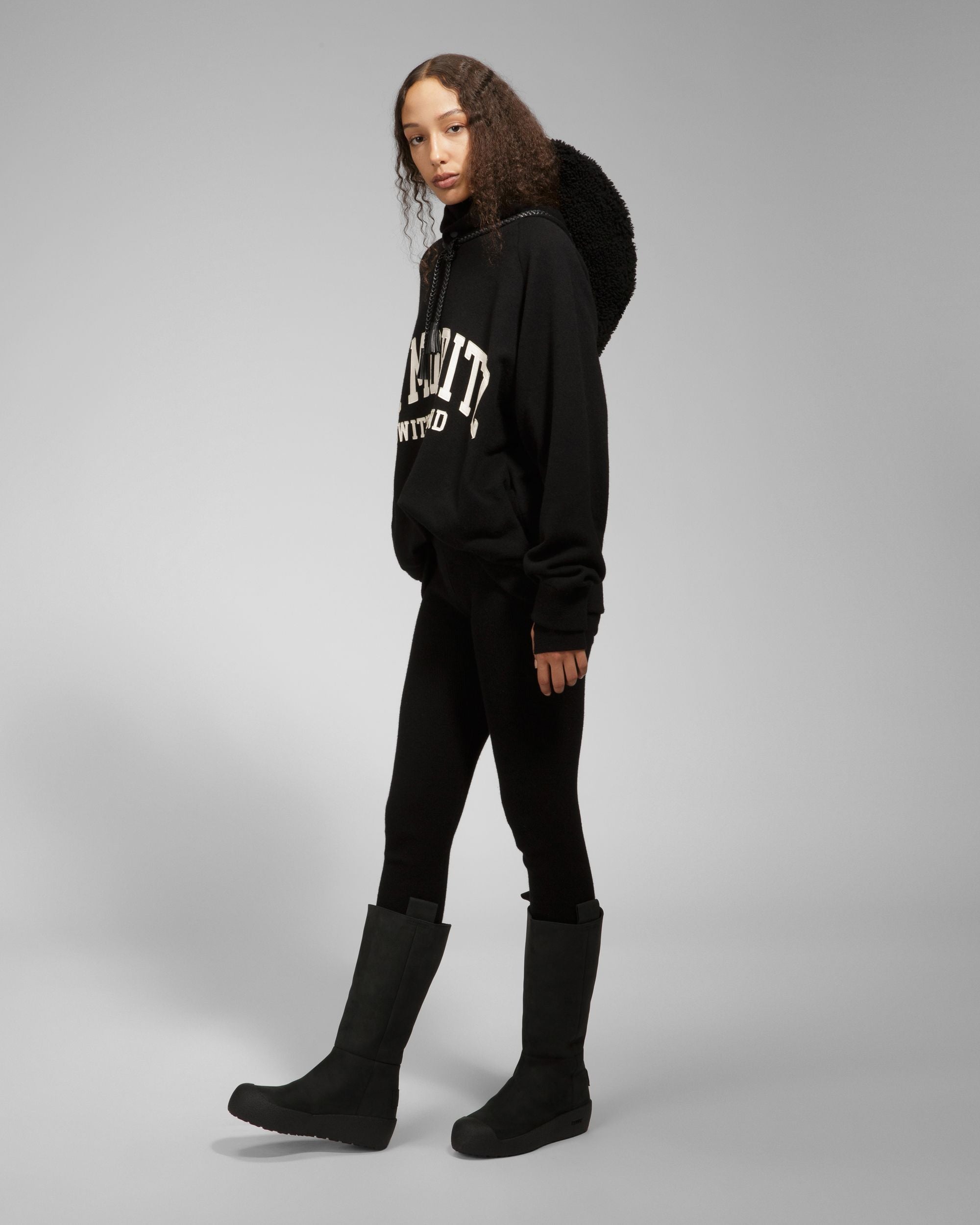 Jackson Leather Long Boots In Black - Women's - Bally - 07