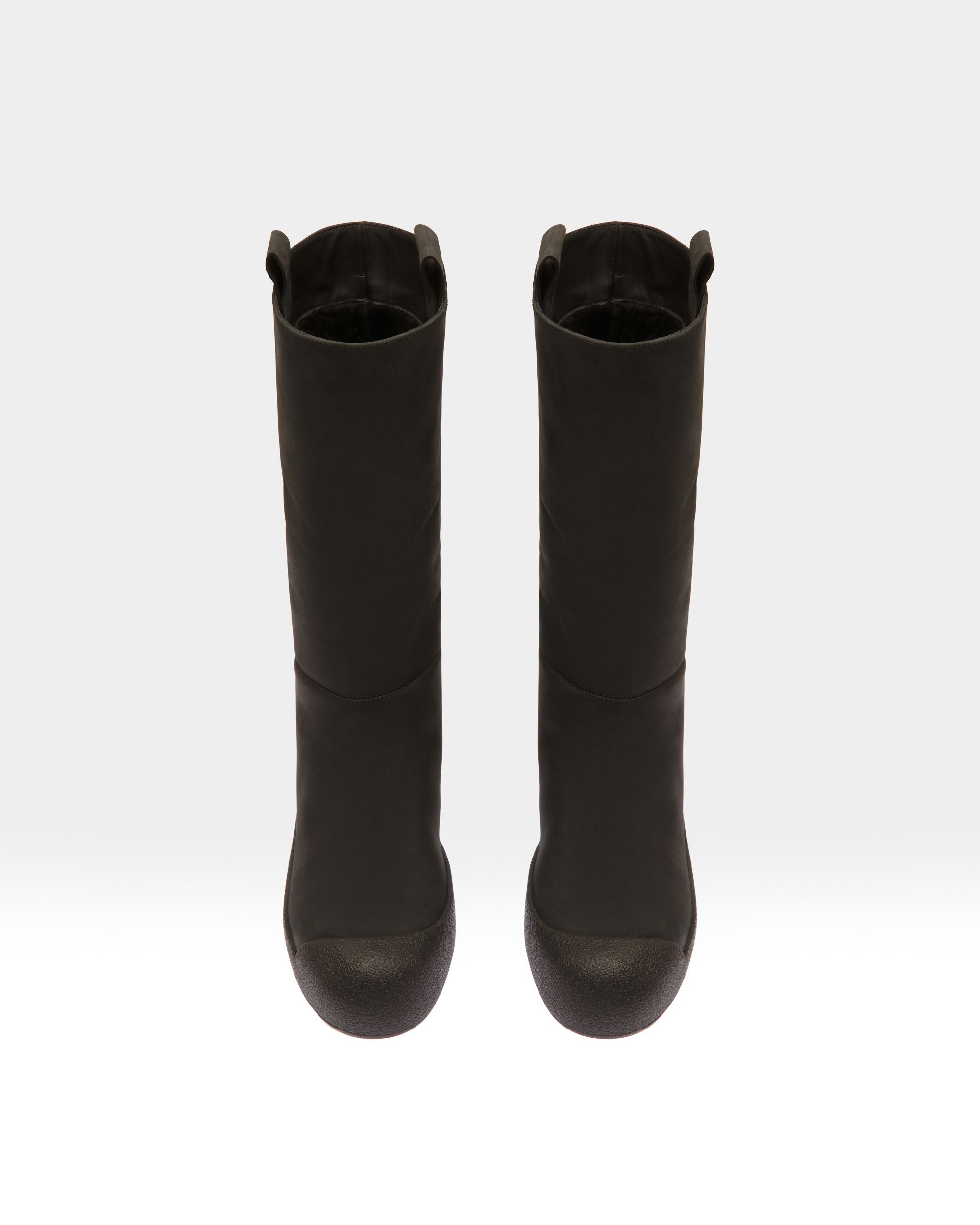 Jackson Leather Long Boots In Black - Women's - Bally - 09