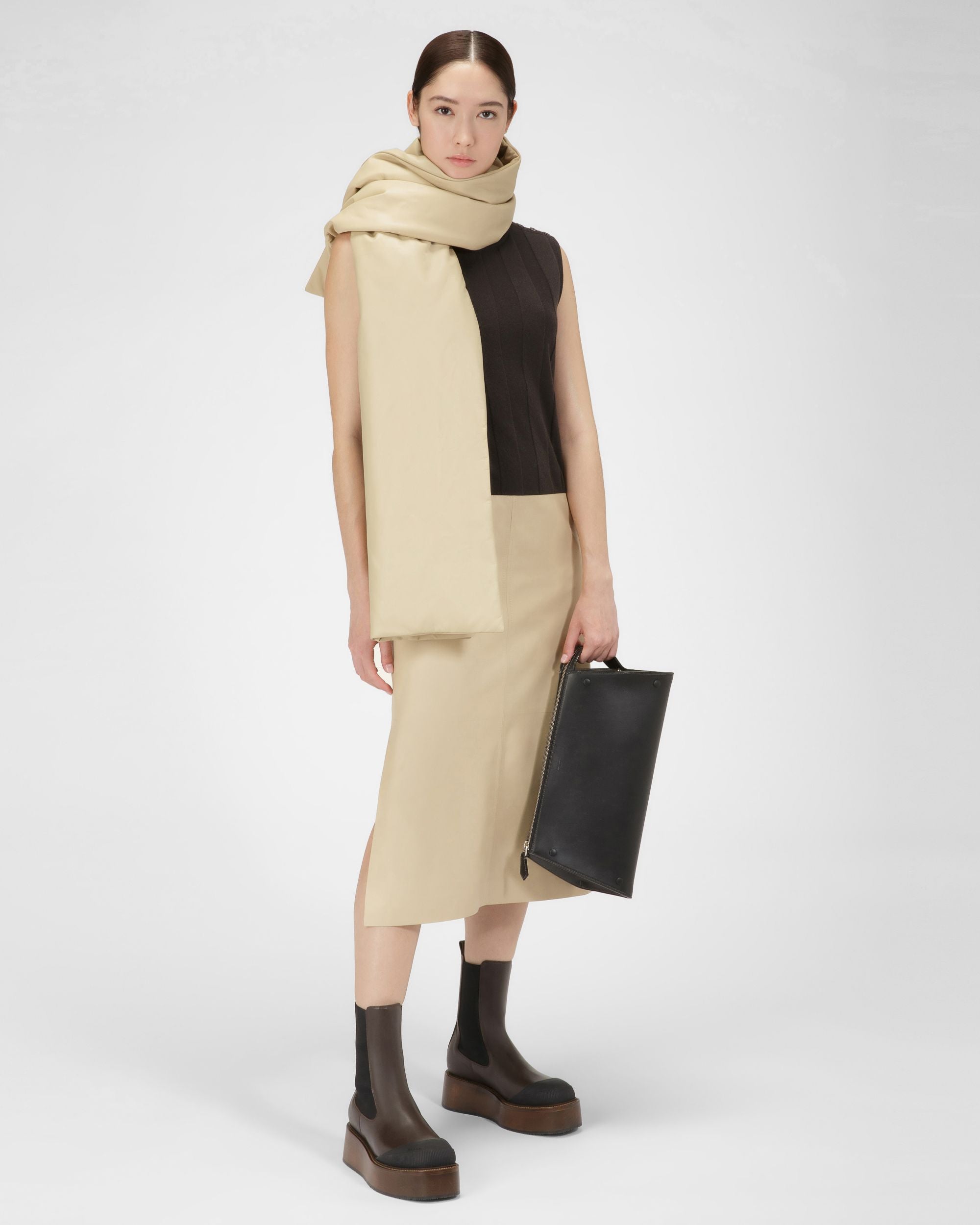 Ilene Bottines En Cuir Marron Ébène - Femme - Bally - 03