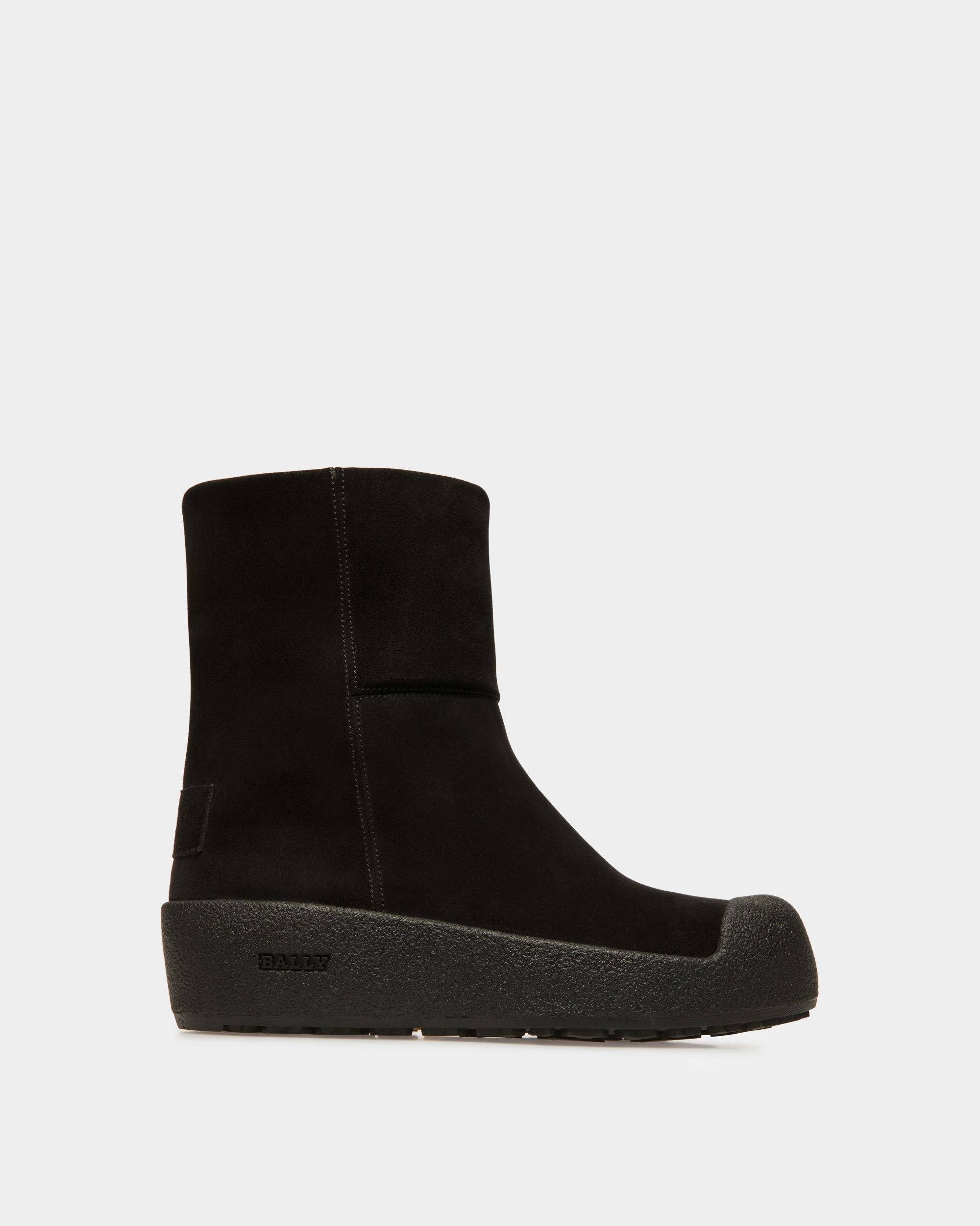 Gstaad Leather Booties In Black - Women's - Bally - 01