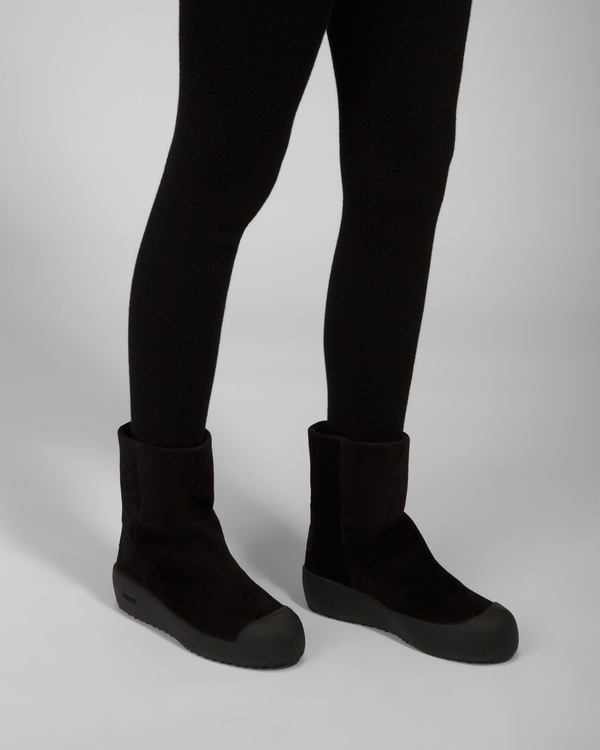 Gstaad Leather Booties In Black - Women's - Bally - 03