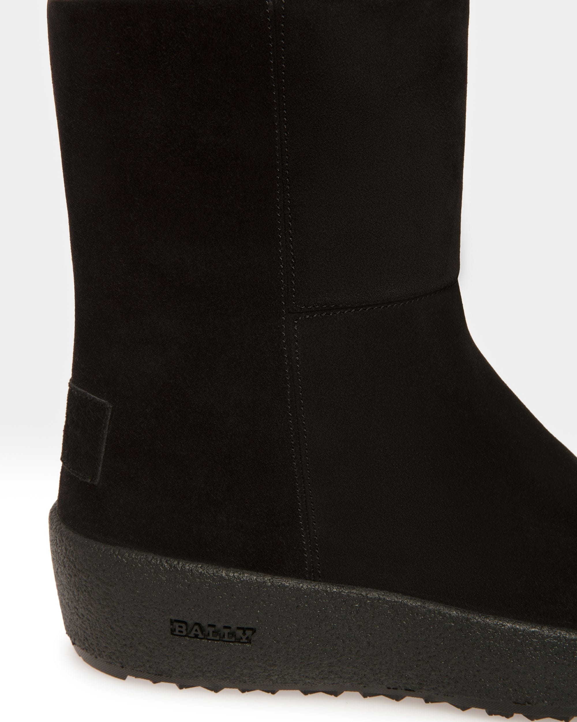 Gstaad Leather Booties In Black - Women's - Bally - 06