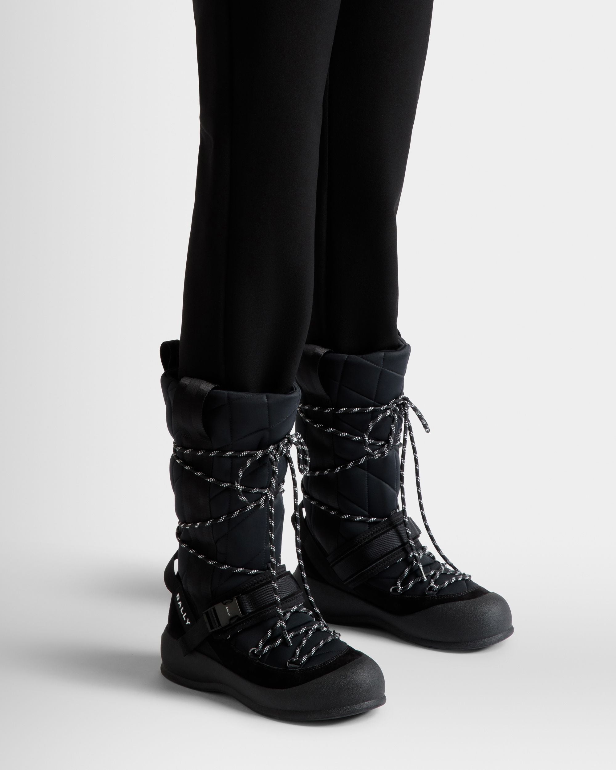 Frei Boot In Black Nylon - Women's - Bally - 02
