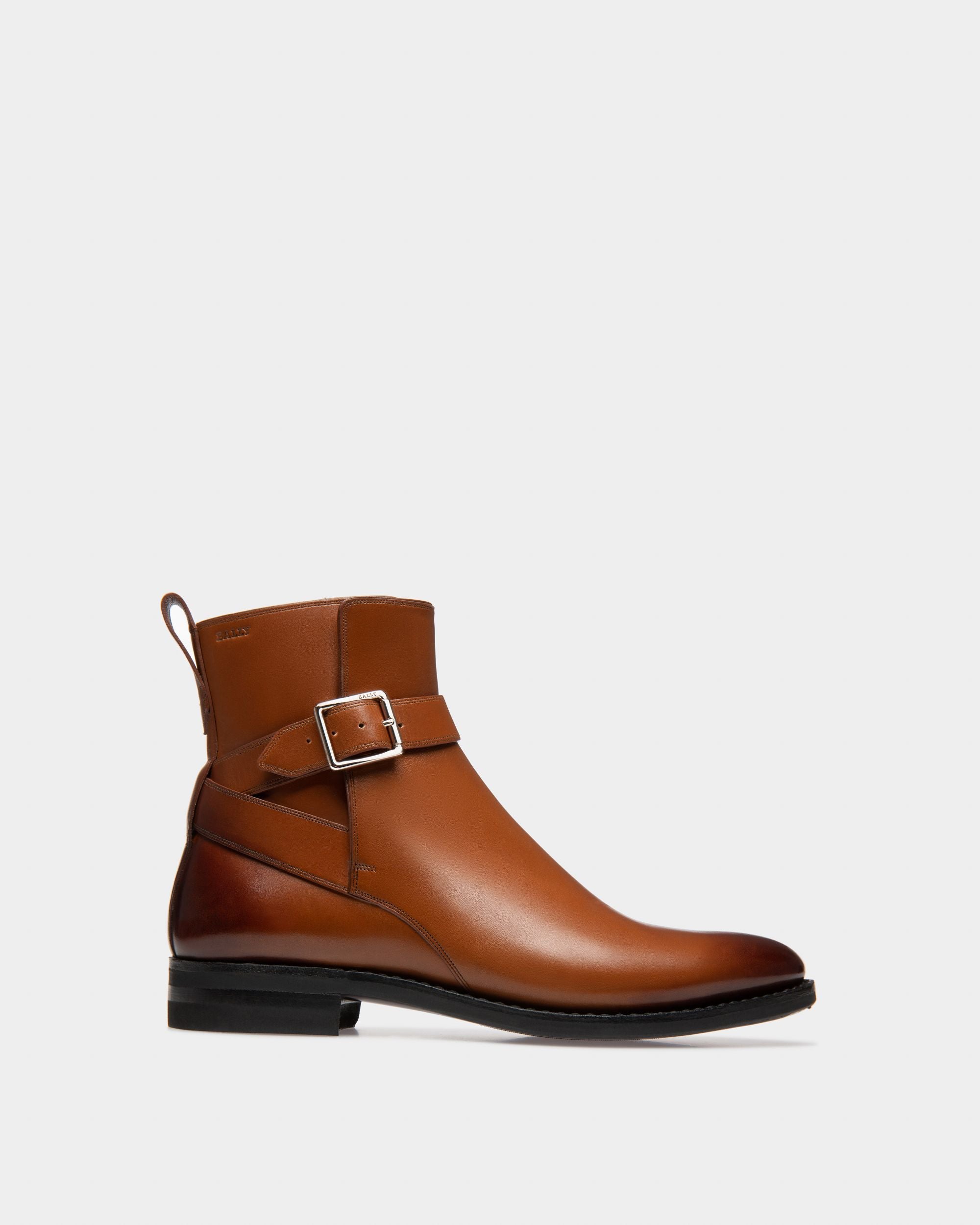 Filly Bottines En Cuir Marron - Femme - Bally - 01
