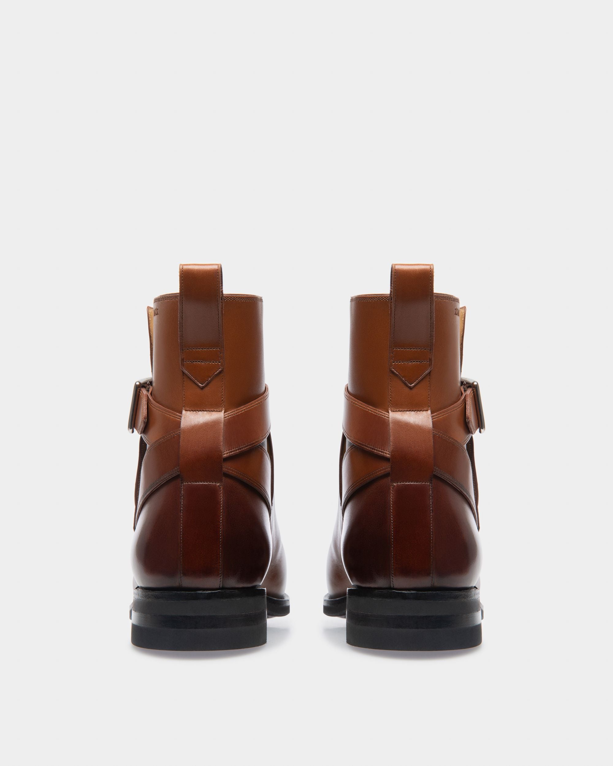 Filly Bottines En Cuir Marron - Femme - Bally - 04