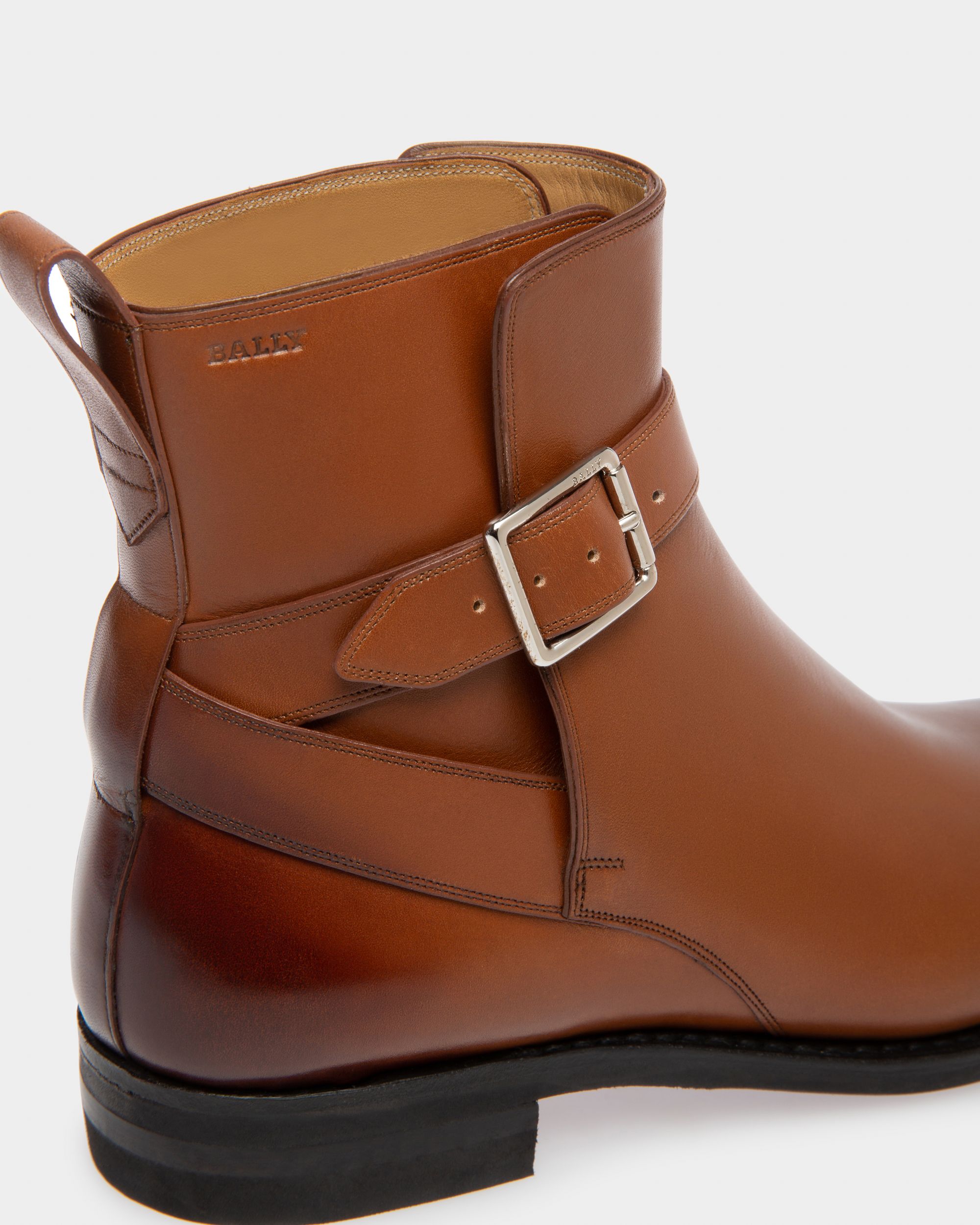 Filly Bottines En Cuir Marron - Femme - Bally - 06