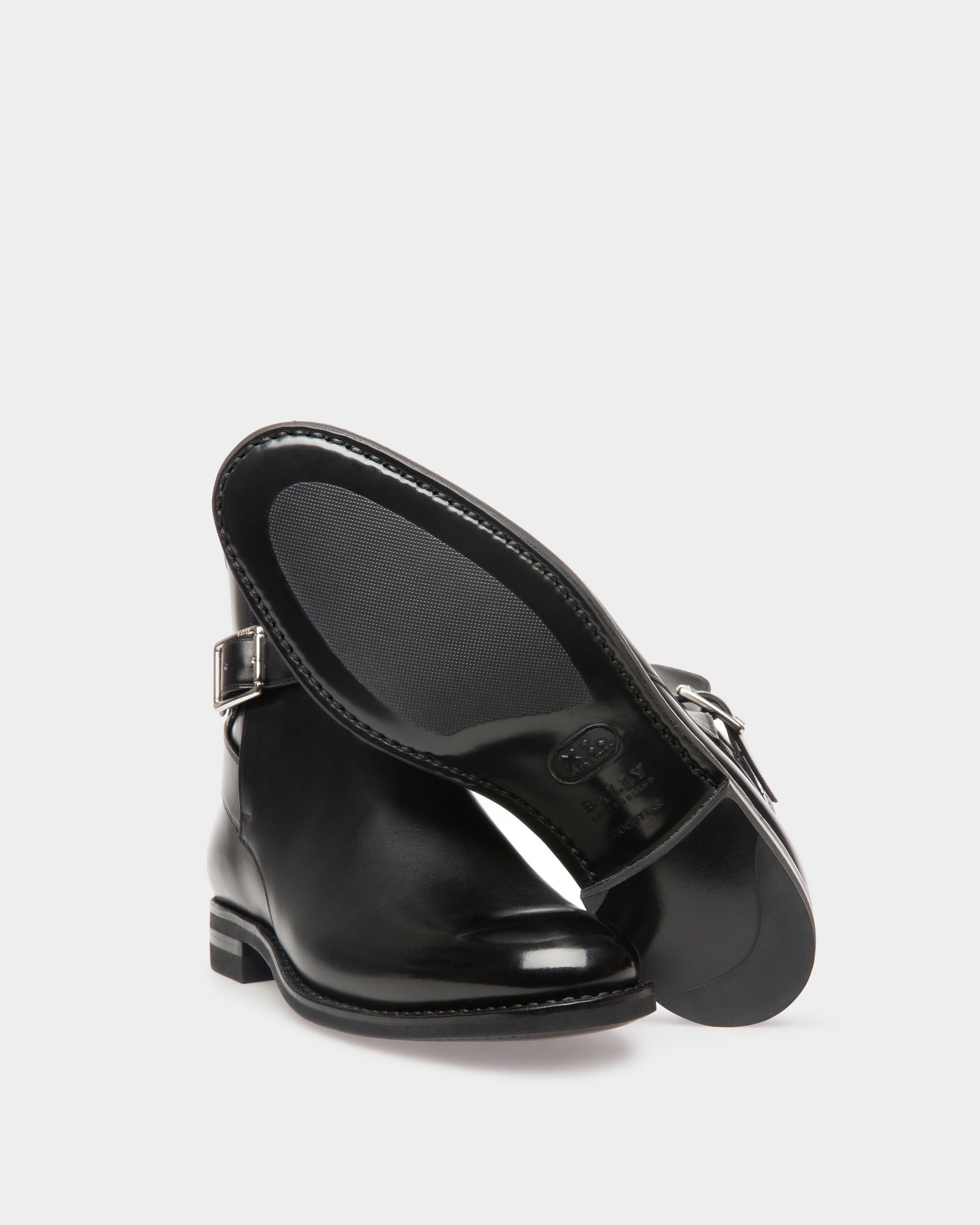 Filly Stiefeletten Aus Schwarzem Leder - Damen - Bally - 05