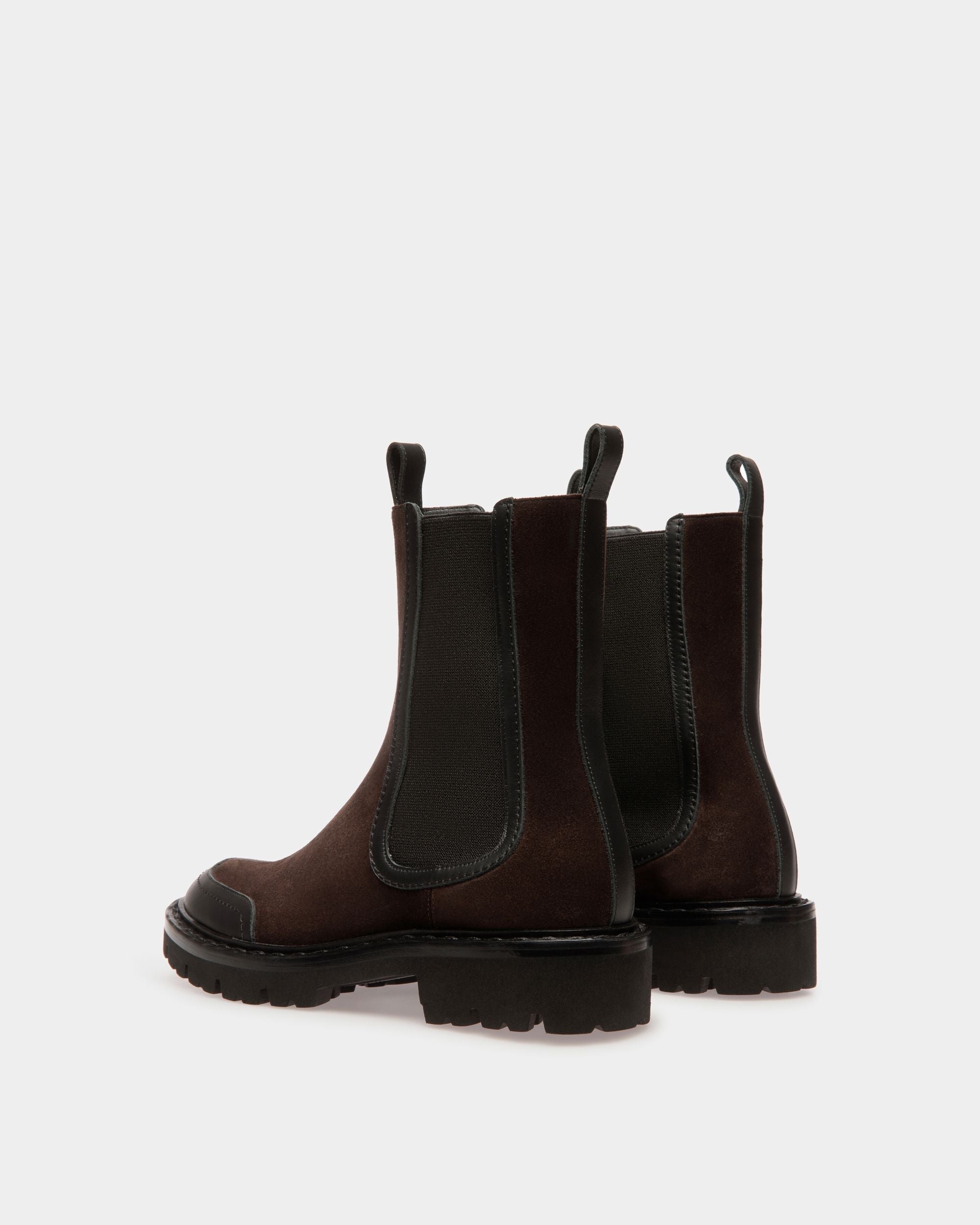Enga Boots In Brown Leather - Women's - Bally - 04