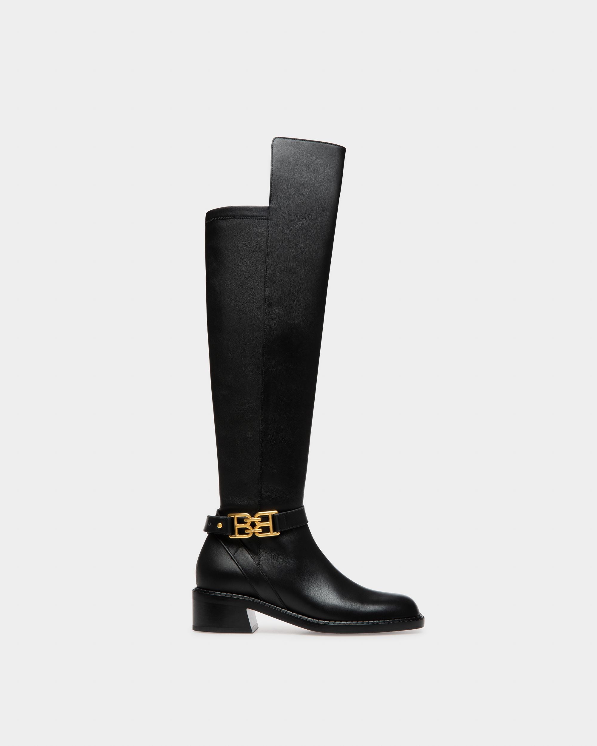 Eloire Hohe Stiefel Aus Schwarzem Leder - Damen - Bally - 01