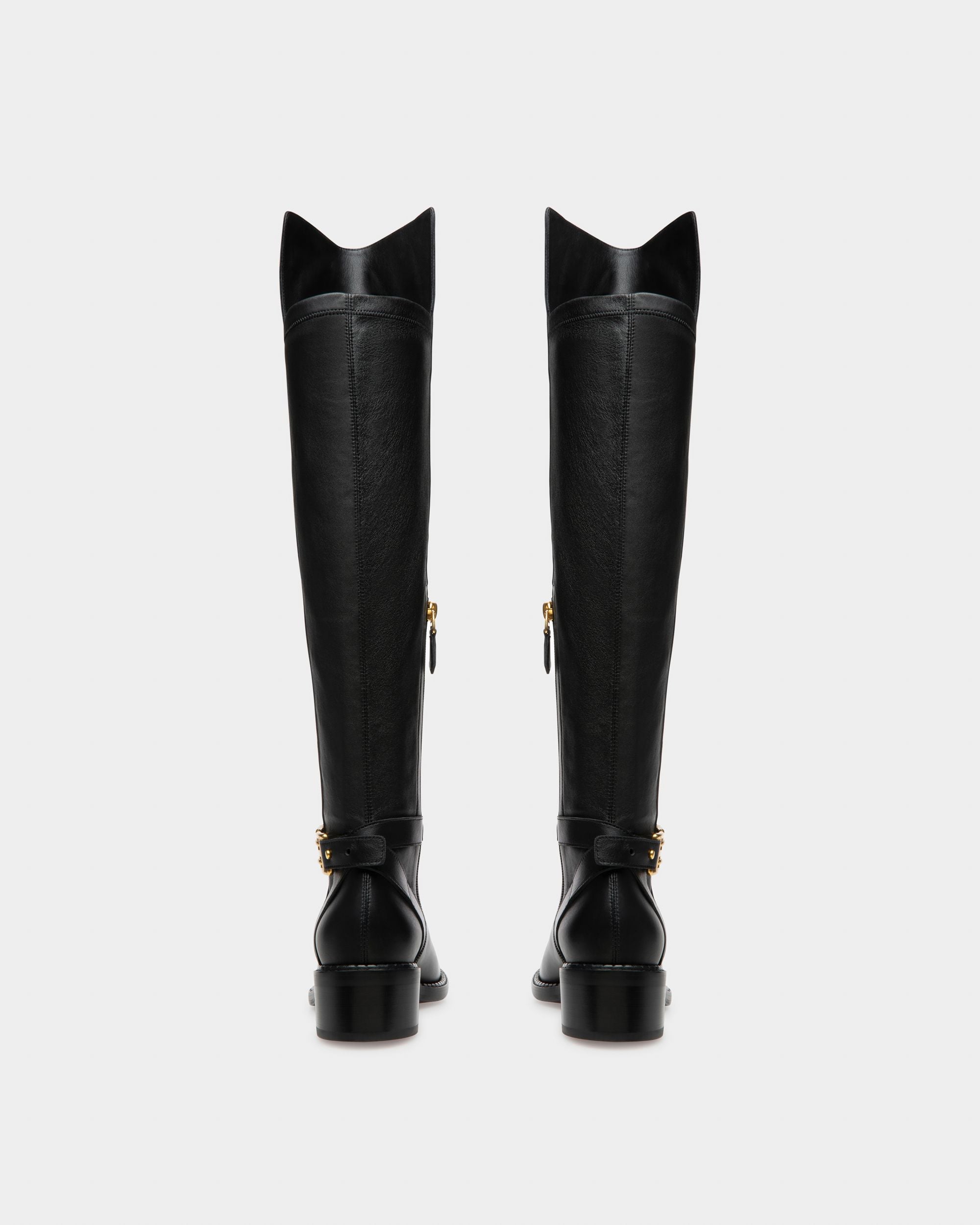 Eloire Hohe Stiefel Aus Schwarzem Leder - Damen - Bally - 04