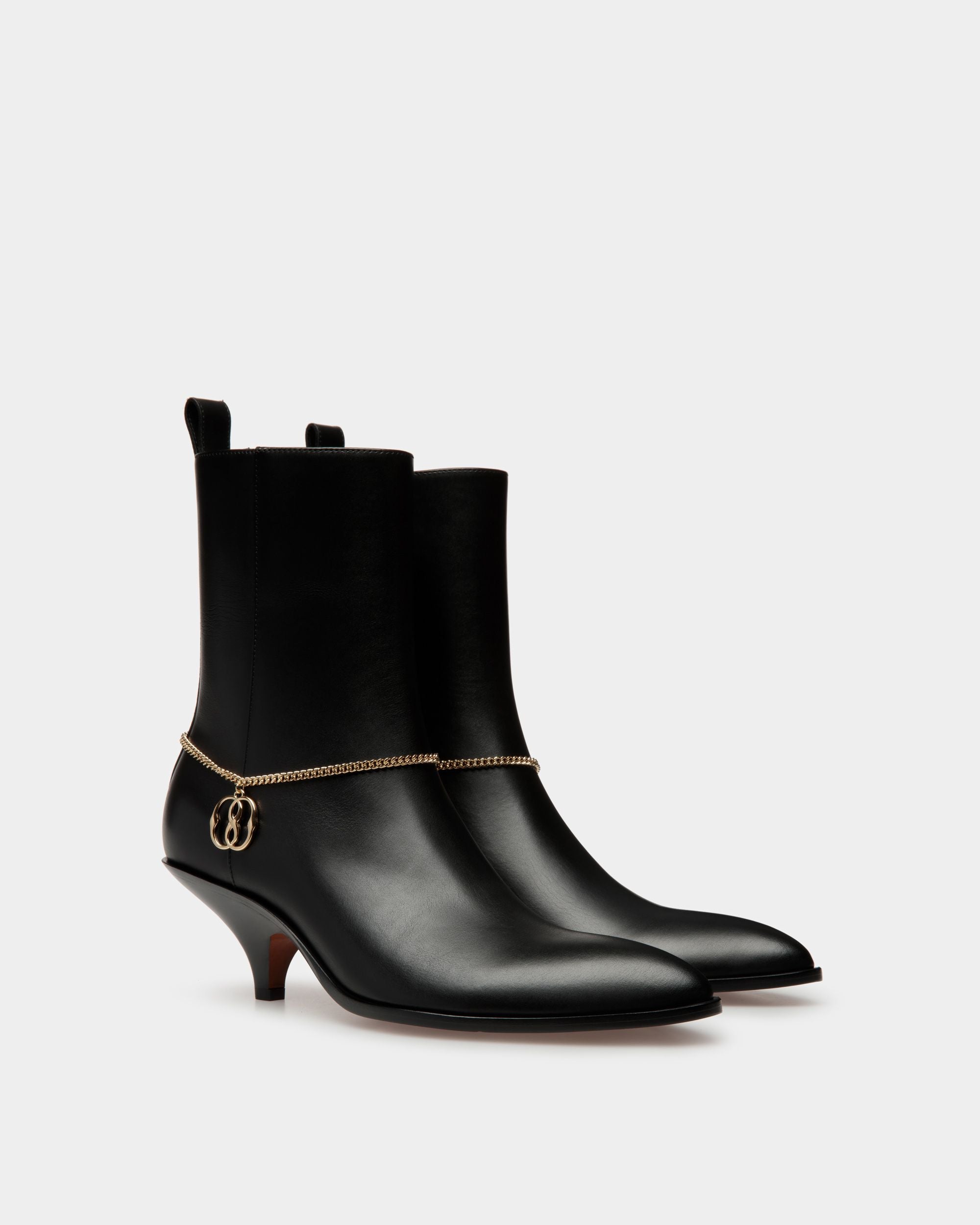 Bottines Laredo En cuir noir - Femme - Bally - 03