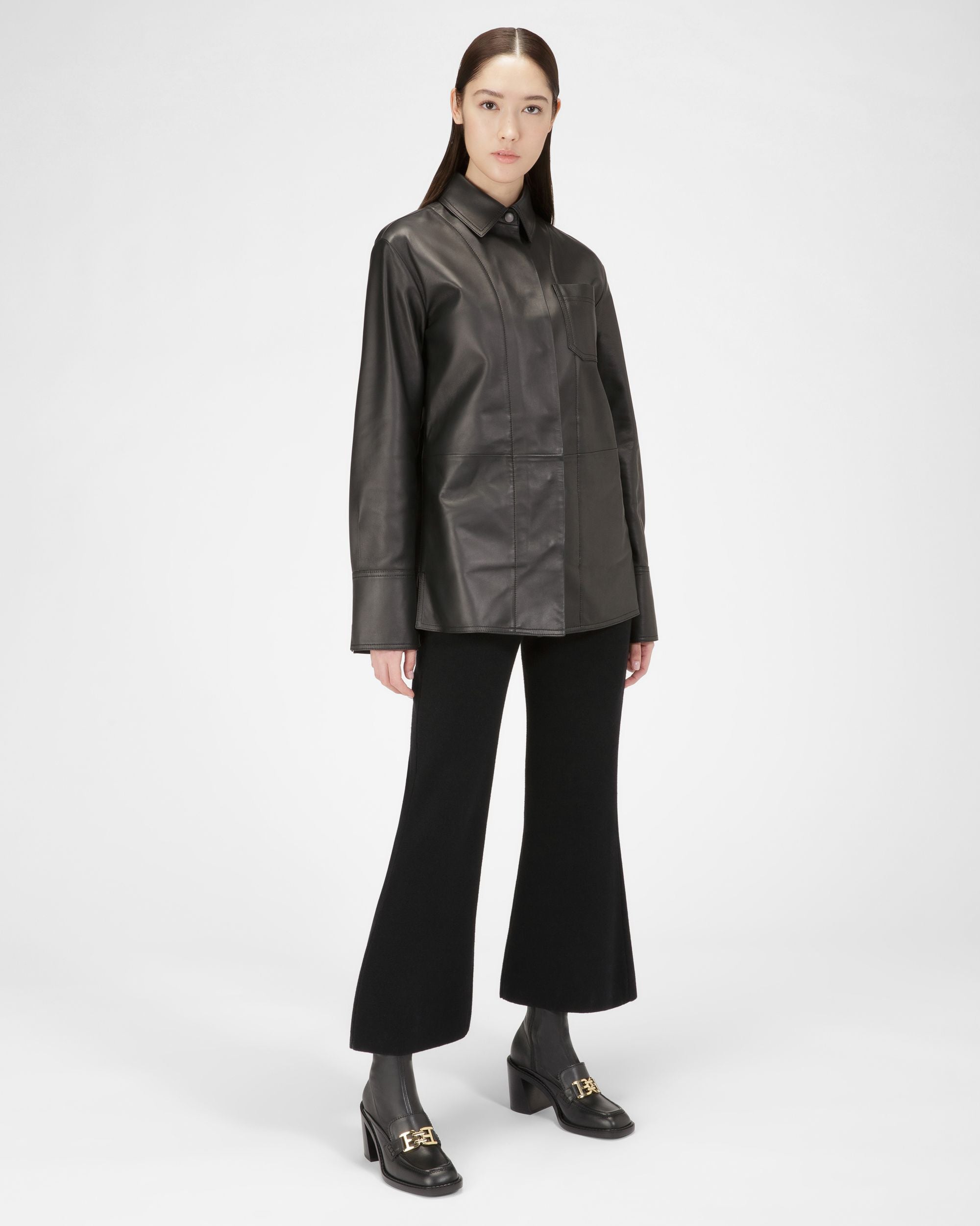 Enzy Stiefeletten Aus Schwarzem Leder - Damen - Bally - 03