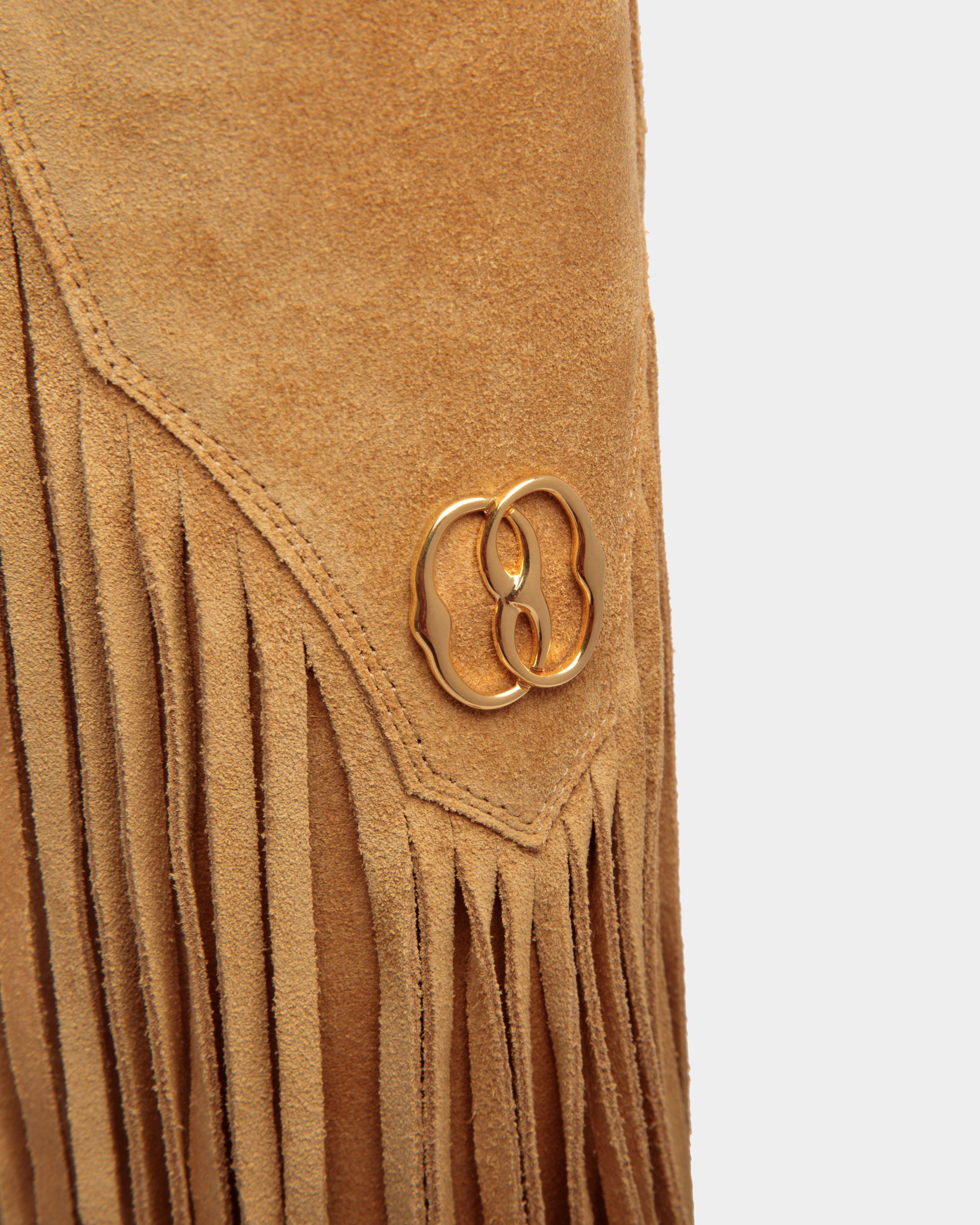 Bottes Montantes Laredo En Cuir Couleur Sable - Femme - Bally - 05