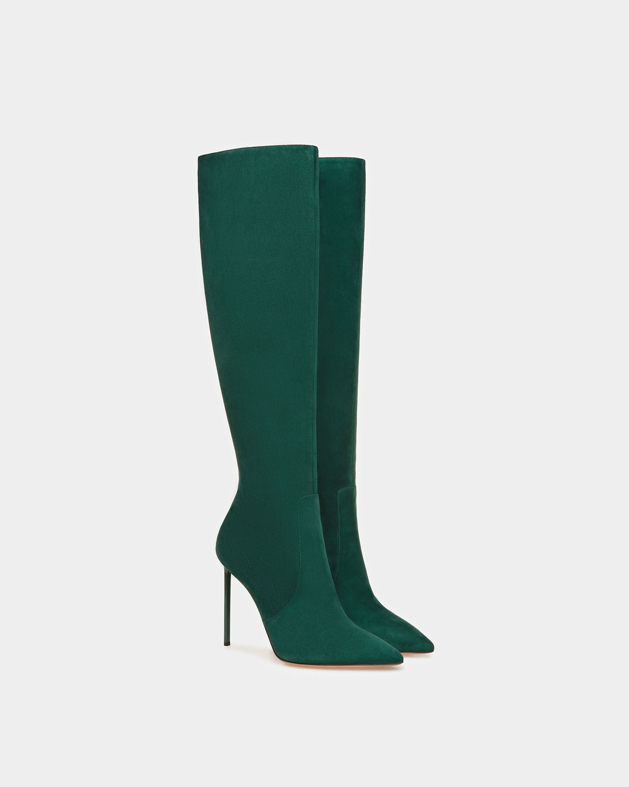 Block Stiefel Aus Veloursleder - Damen - Bally - 03