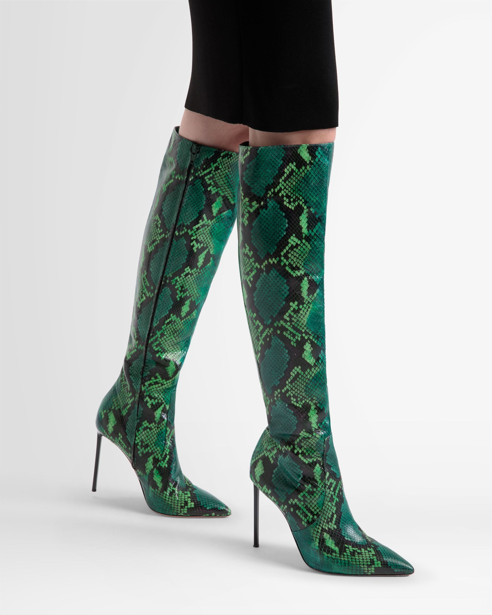 Block Stiefel Mit Python-Print - Damen - Bally - 02