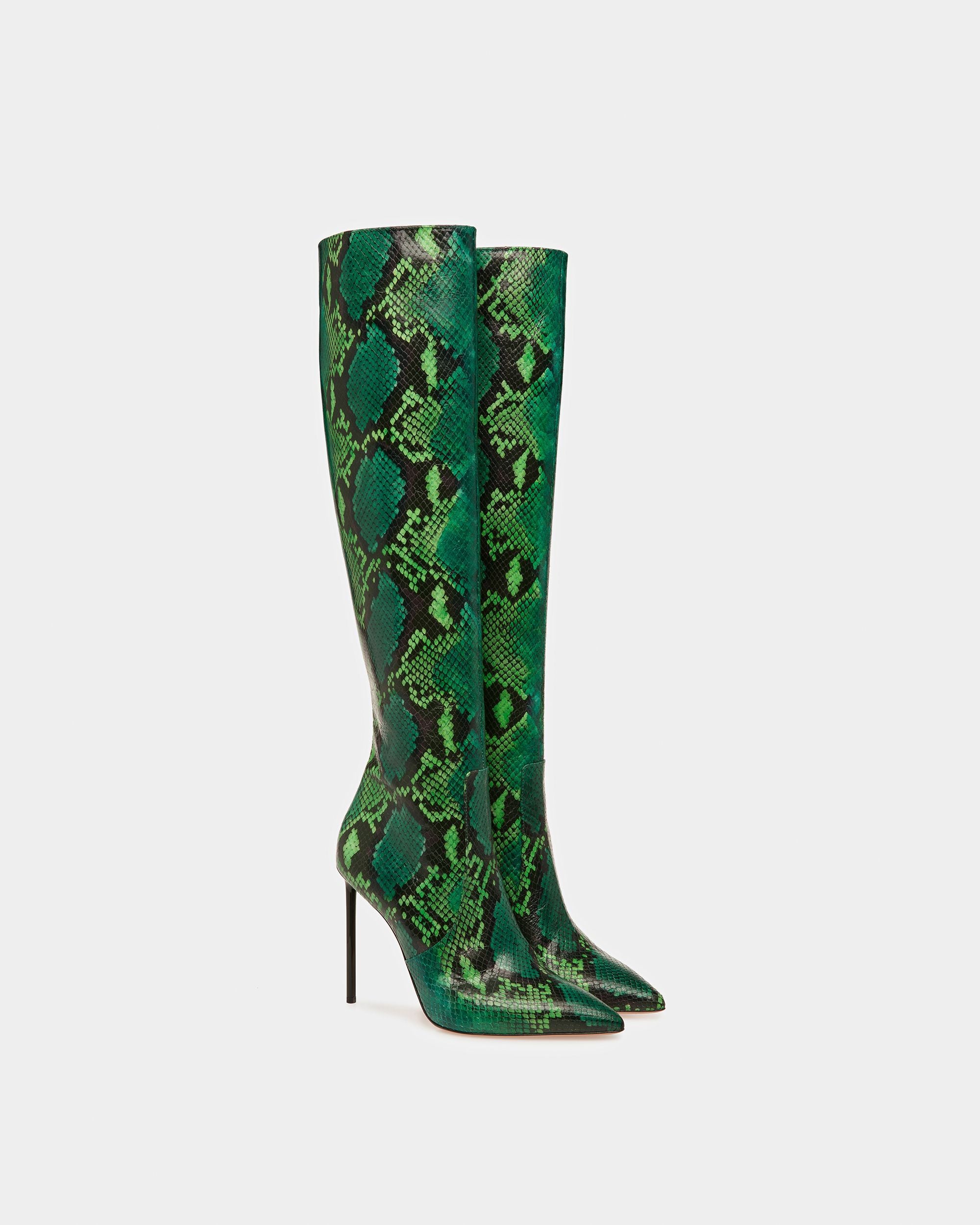 Block Stiefel Mit Python-Print - Damen - Bally - 03