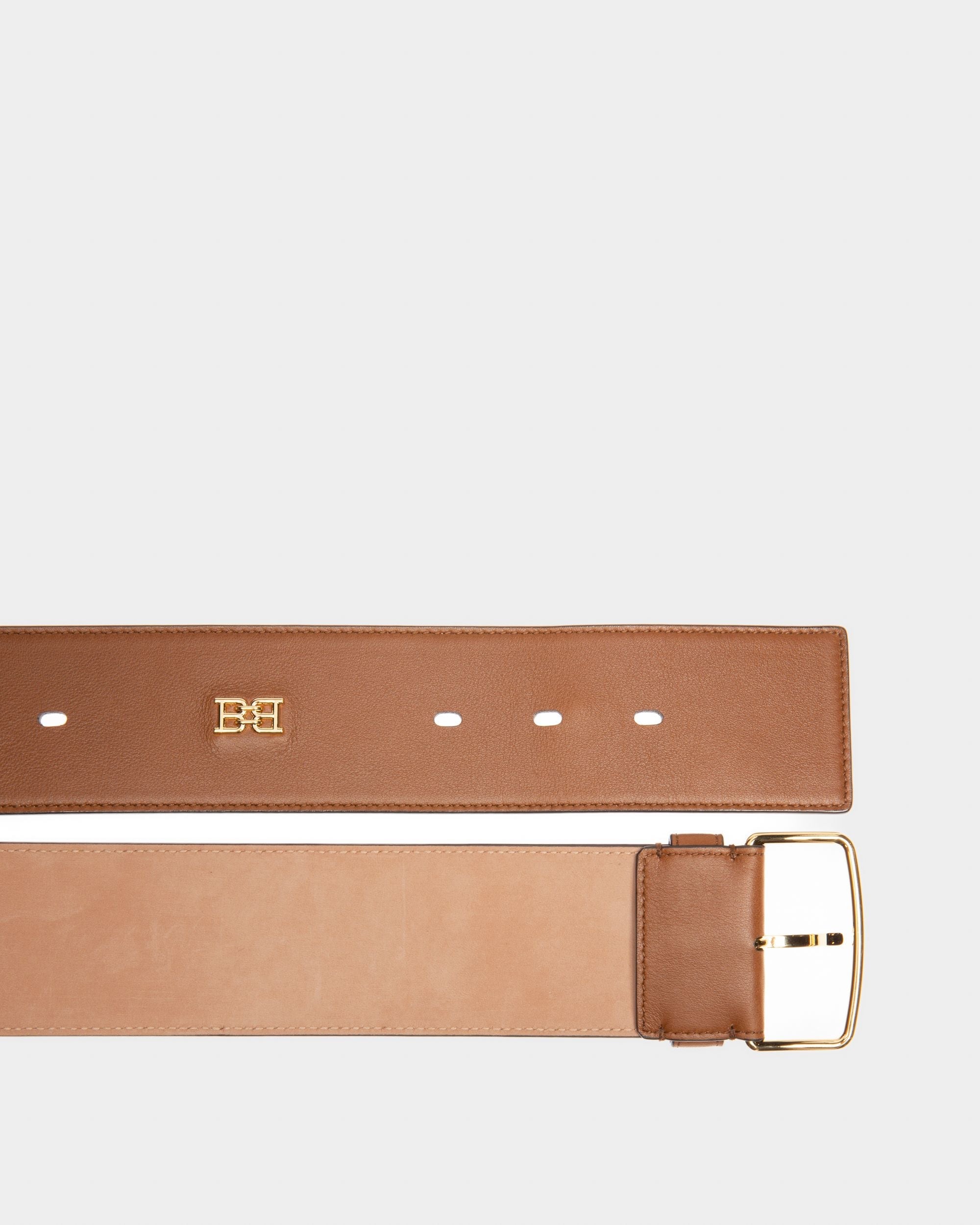 Bonee Ceinture 55 Mm En Cuir Marron - Femme - Bally - 03