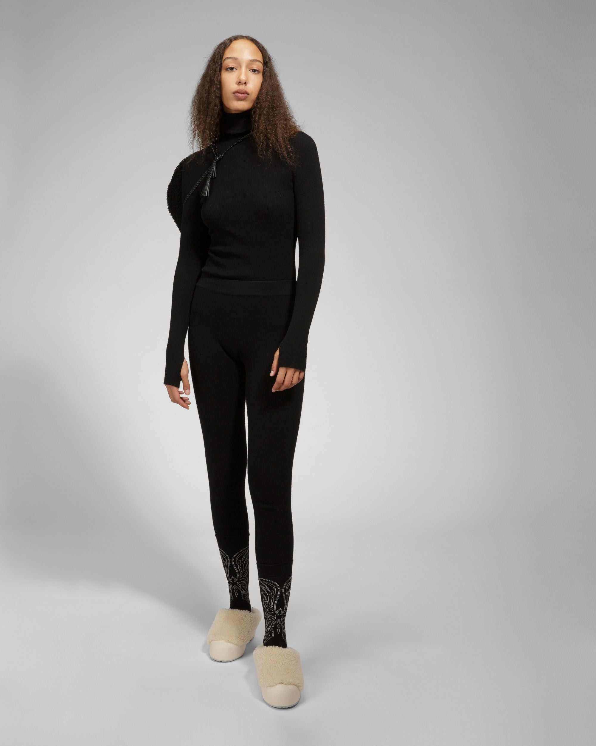 Legging En Cachemire - Femme - Bally - 02