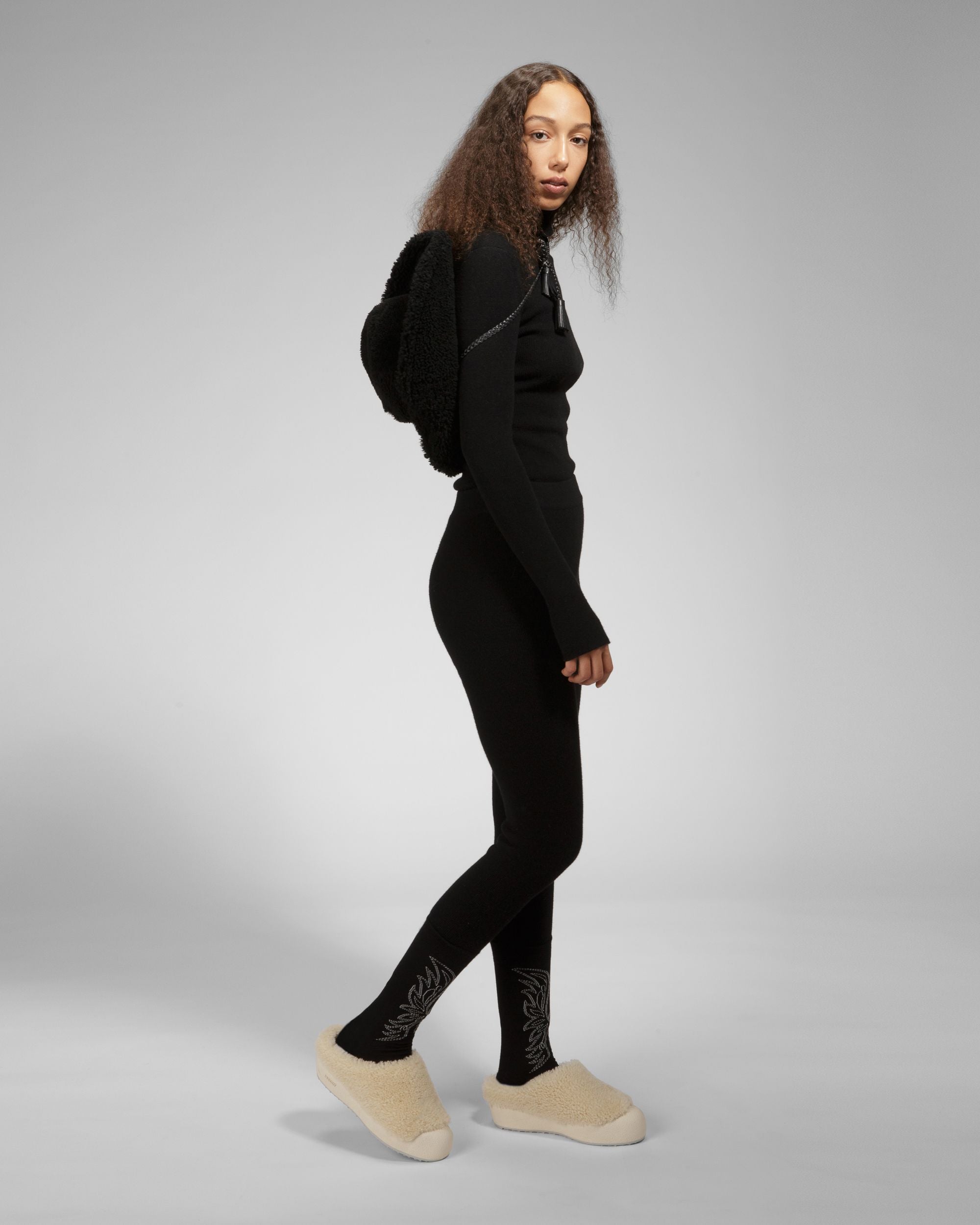 Legging En Cachemire - Femme - Bally - 05