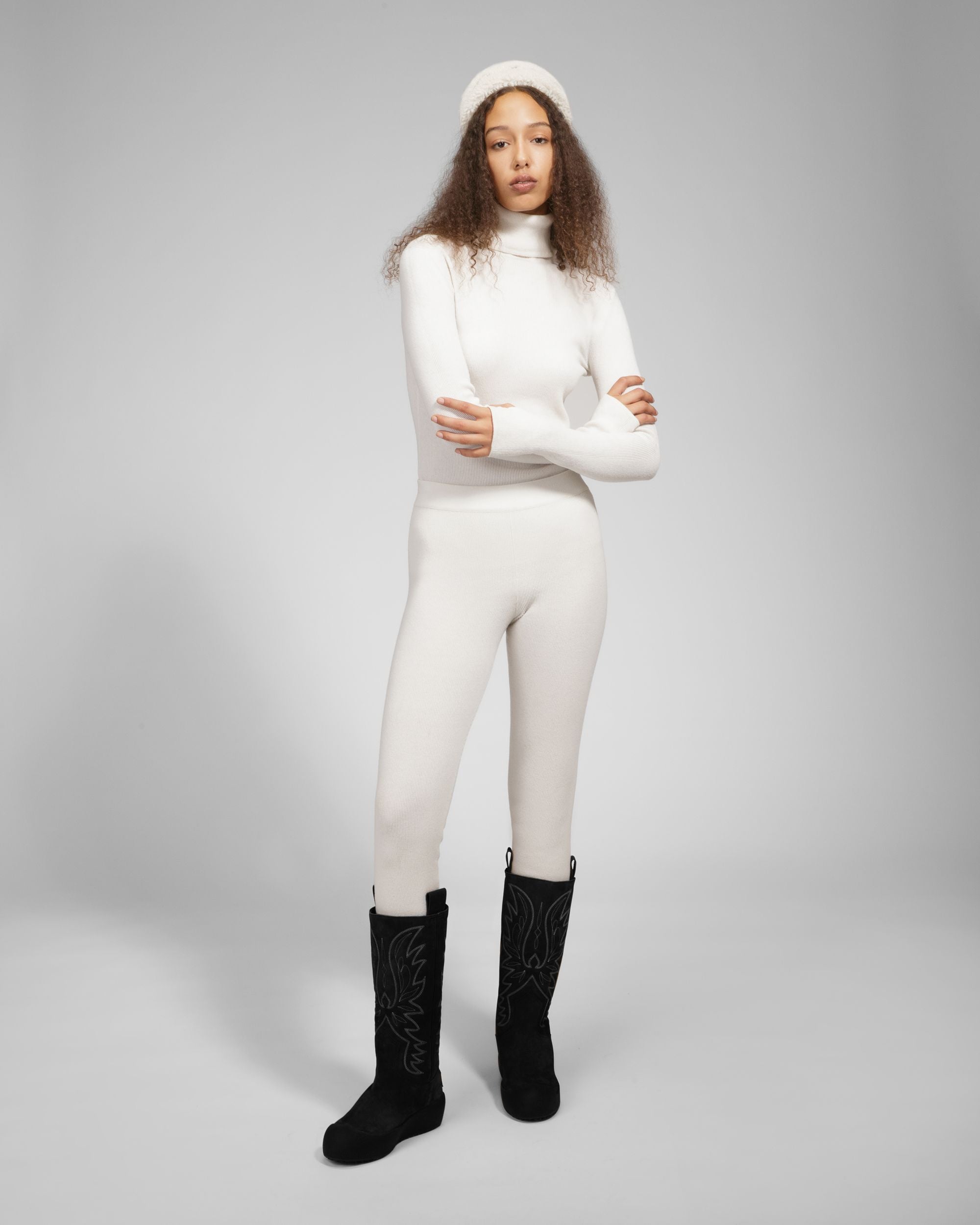 Kaschmirpullover Kaschmir-Rollkragenpullover In Elfenbein - Damen - Bally - 02