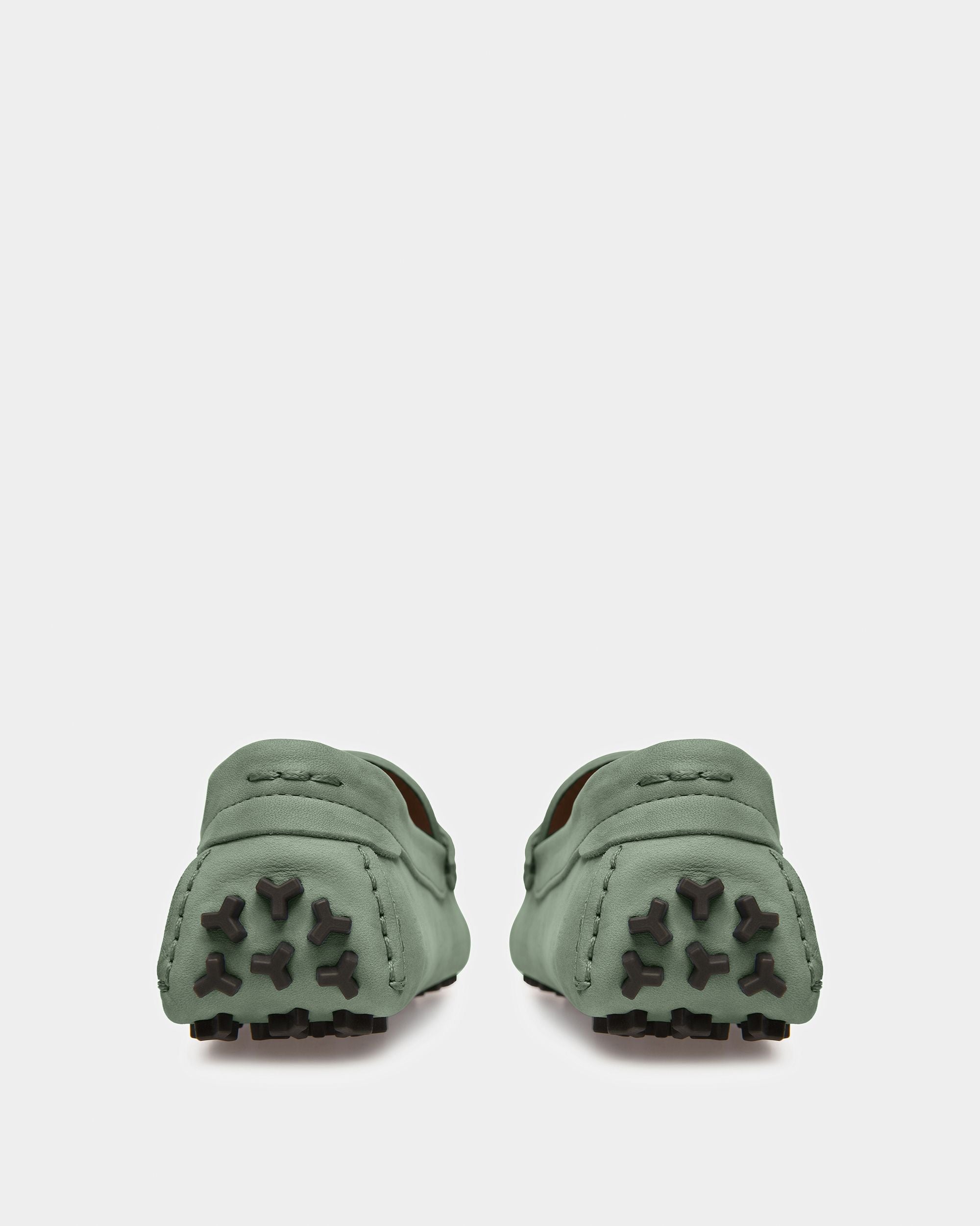 Lamby Driver-Schuhe Aus Leder In Salbeigrün - Damen - Bally - 04