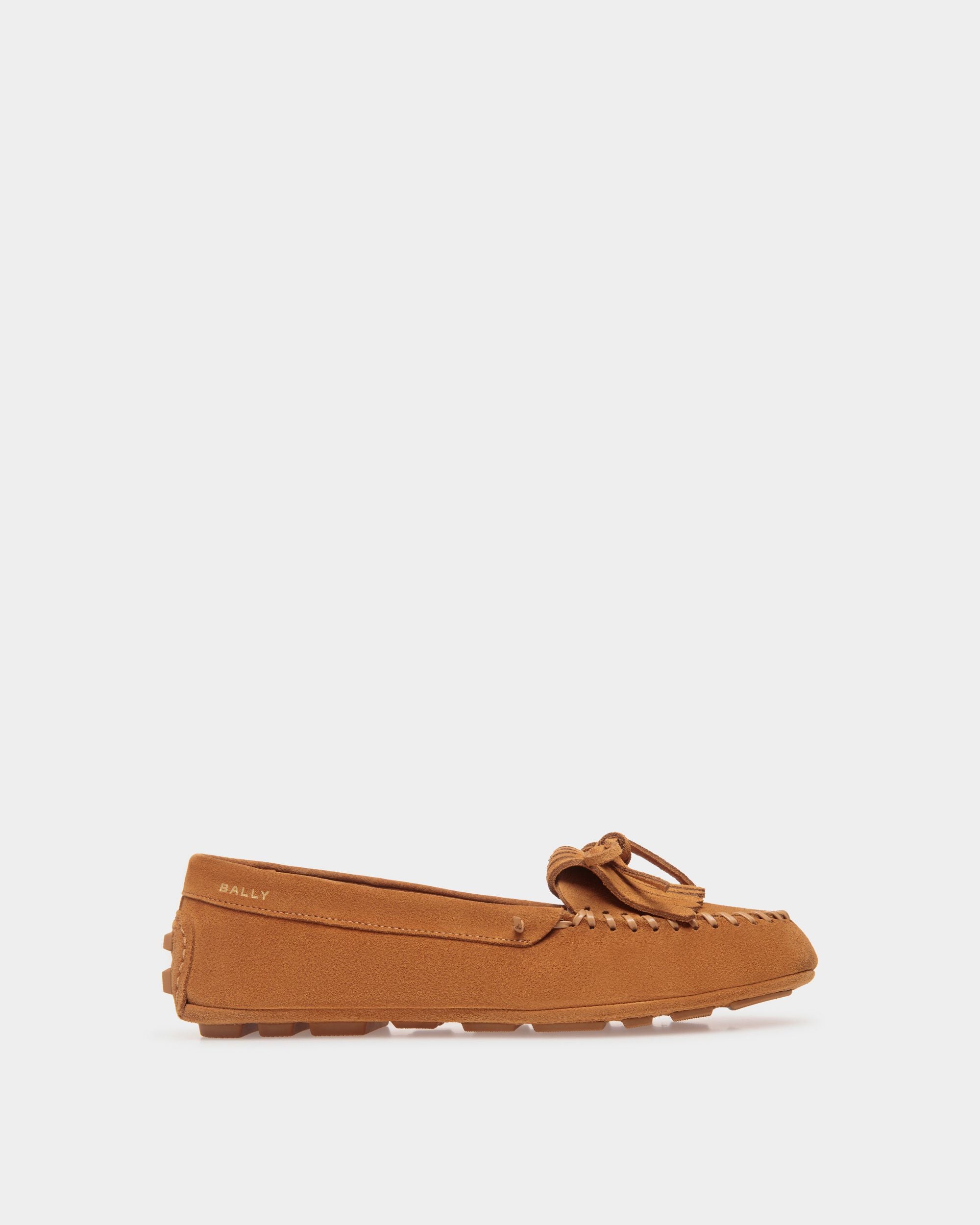 Kerbs Driver-Schuh Aus Veloursleder In Braun - Damen - Bally - 01