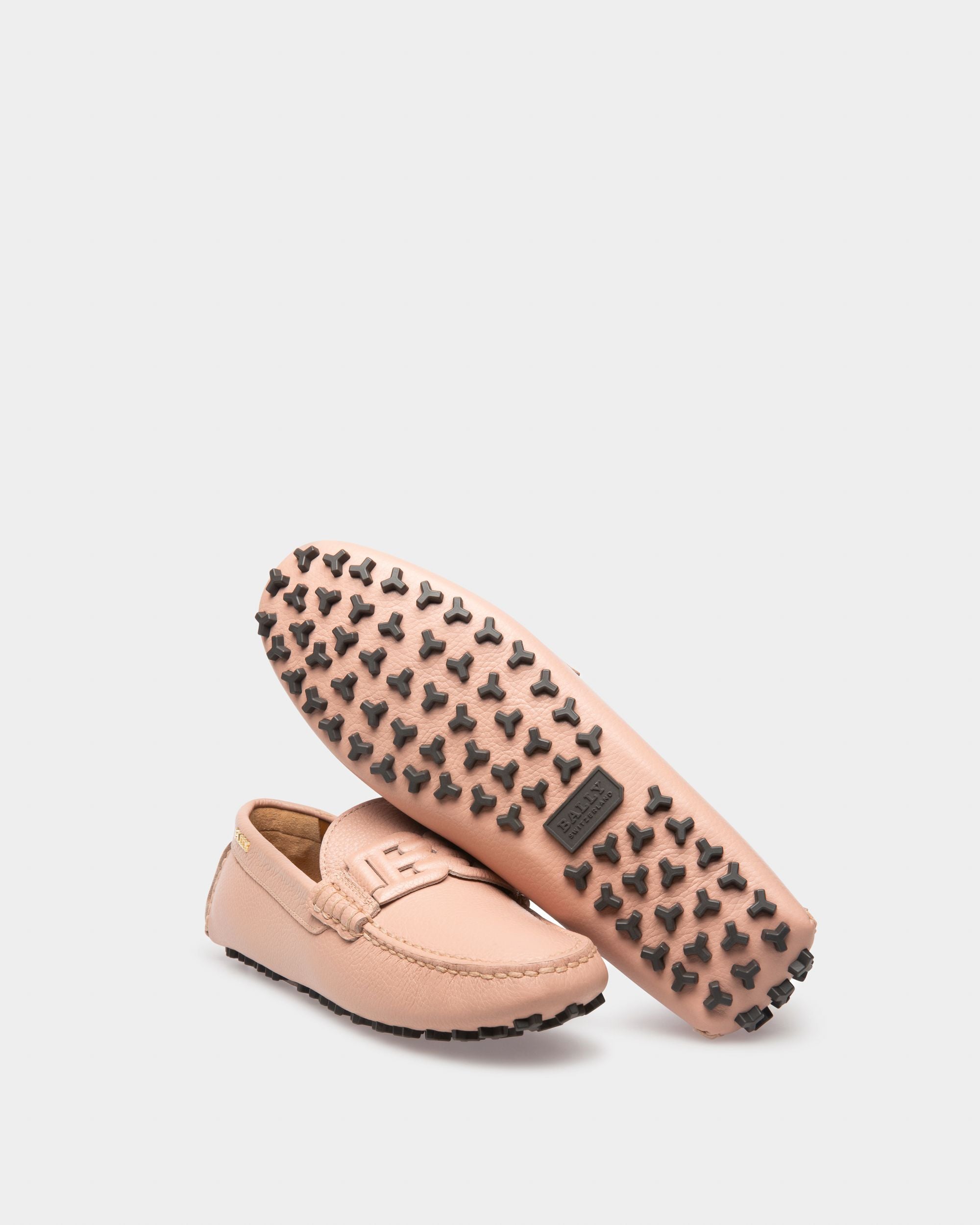 Leyla Driver-Schuh Aus Rosa Leder - Damen - Bally - 04