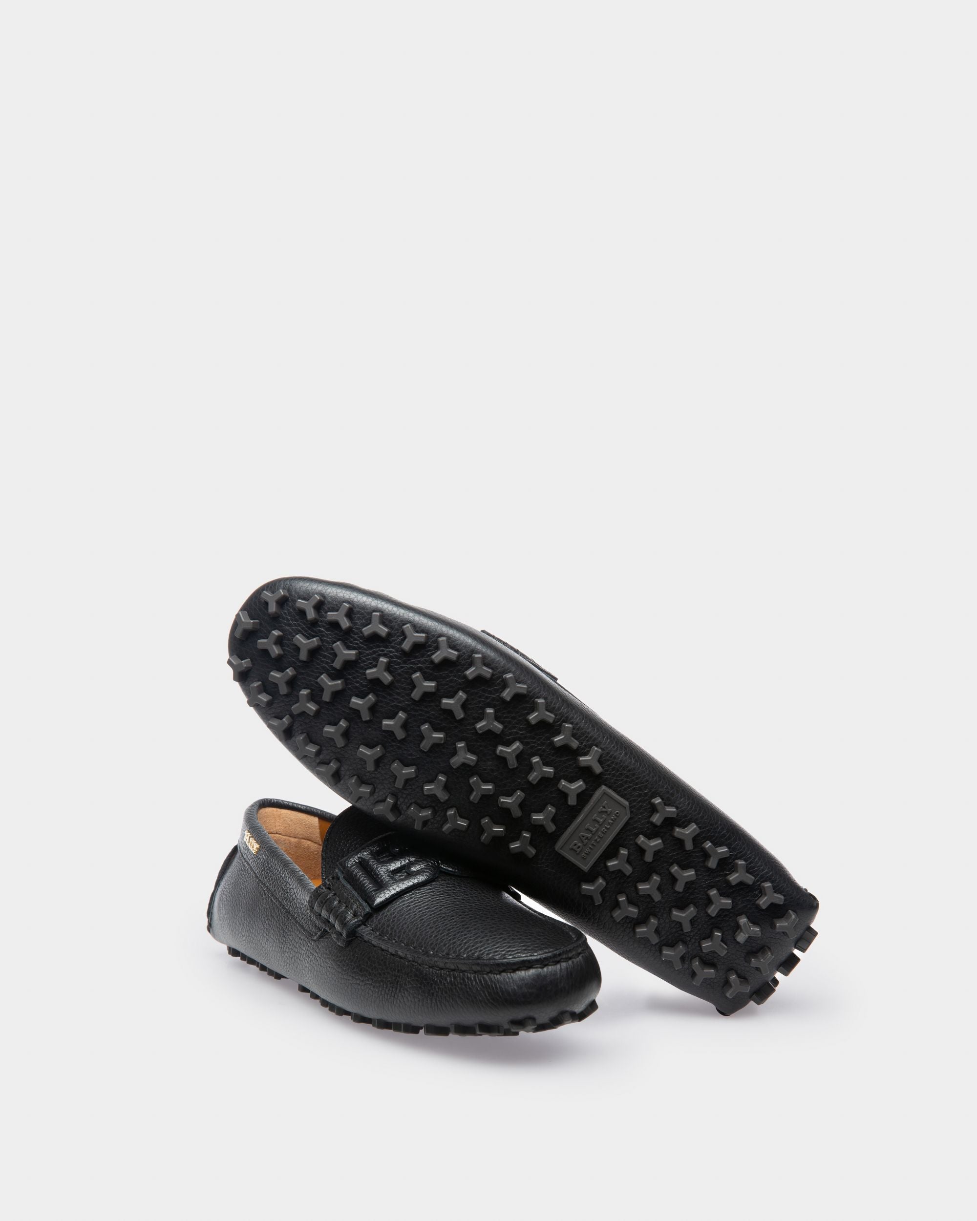 Leyla Drivers En Cuir Noir - Femme - Bally - 05