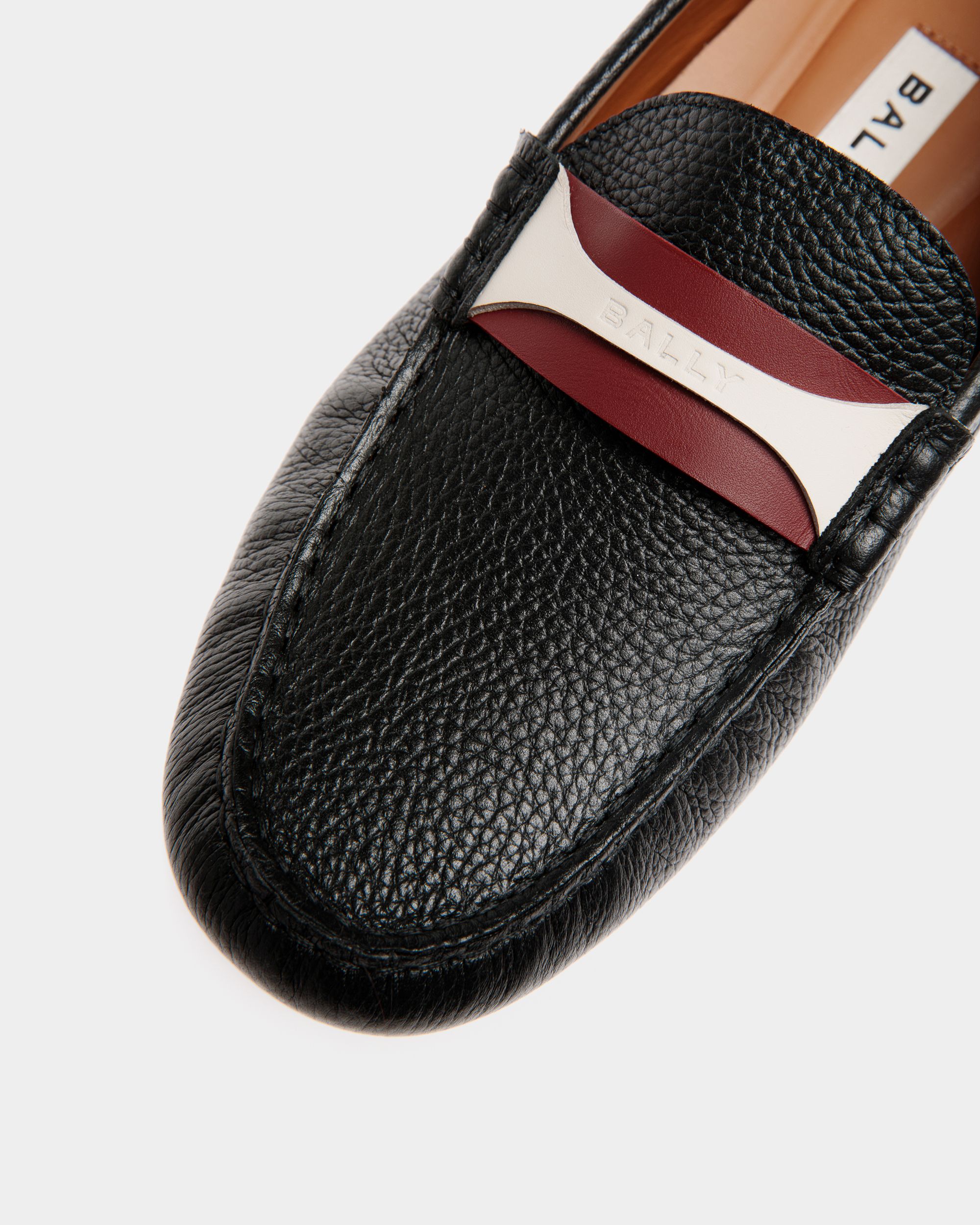 Chaussure Driver Kerbs En Cuir Noir - Femme - Bally - 04