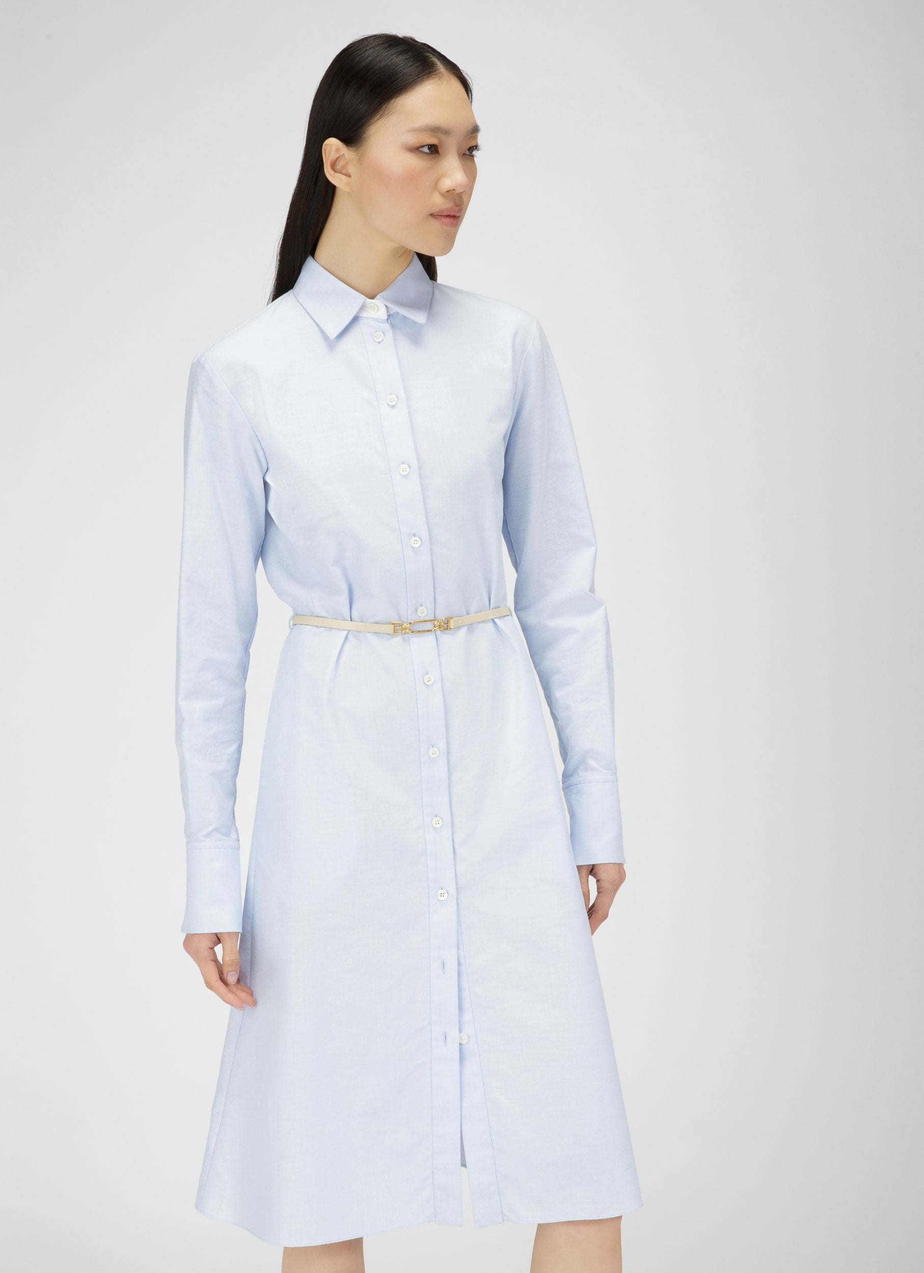 Kleid Aus Hellblauer Baumwolle - Damen - Bally - 01