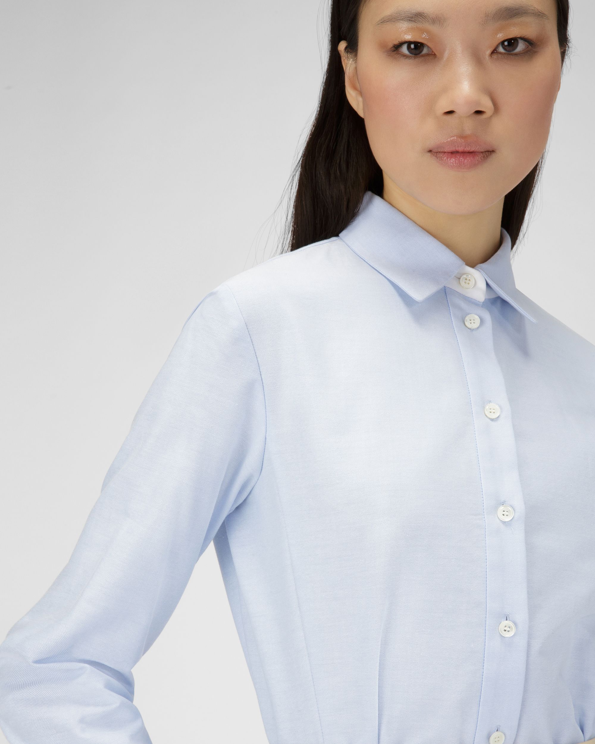 Kleid Aus Hellblauer Baumwolle - Damen - Bally - 02
