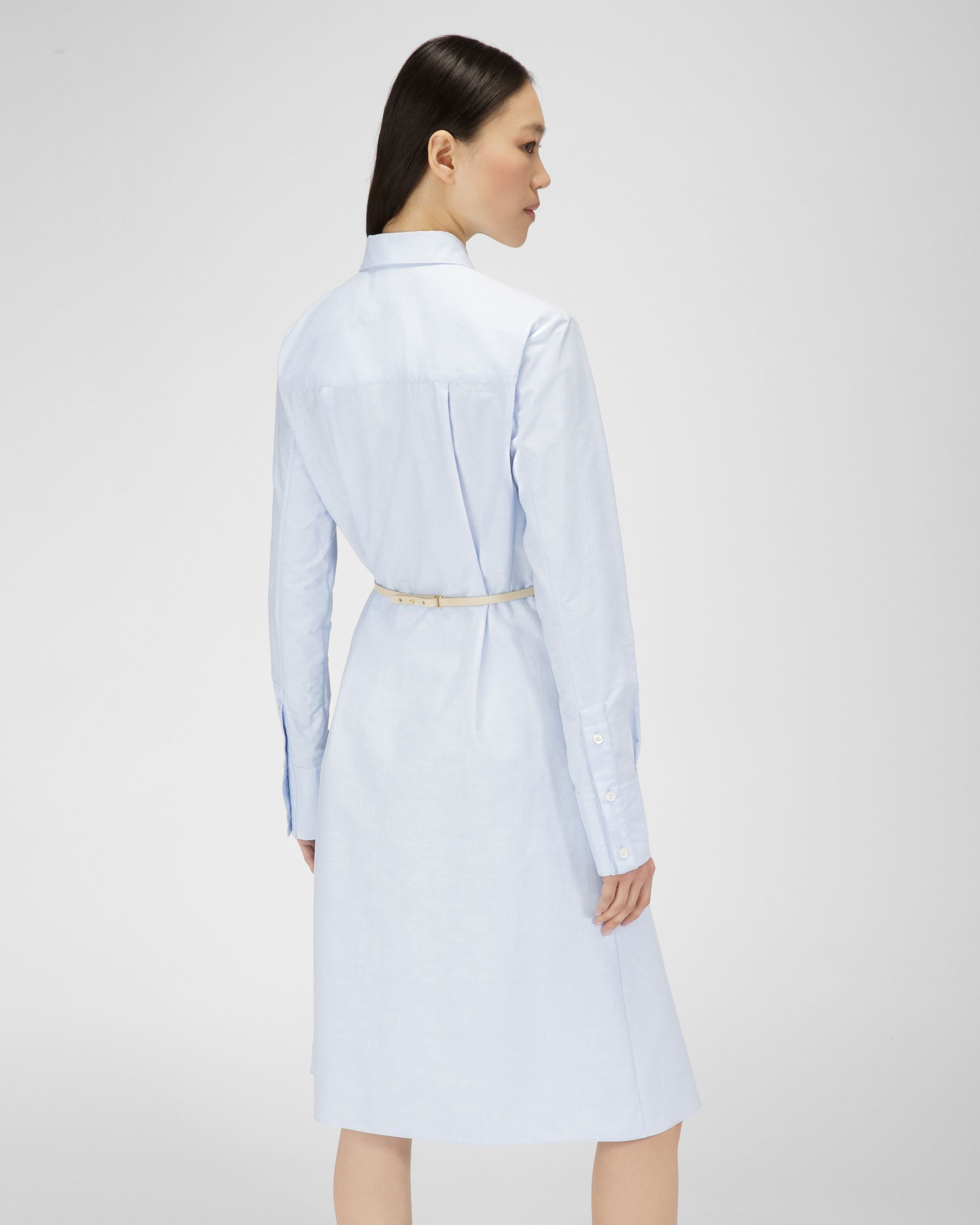 Kleid Aus Hellblauer Baumwolle - Damen - Bally - 03
