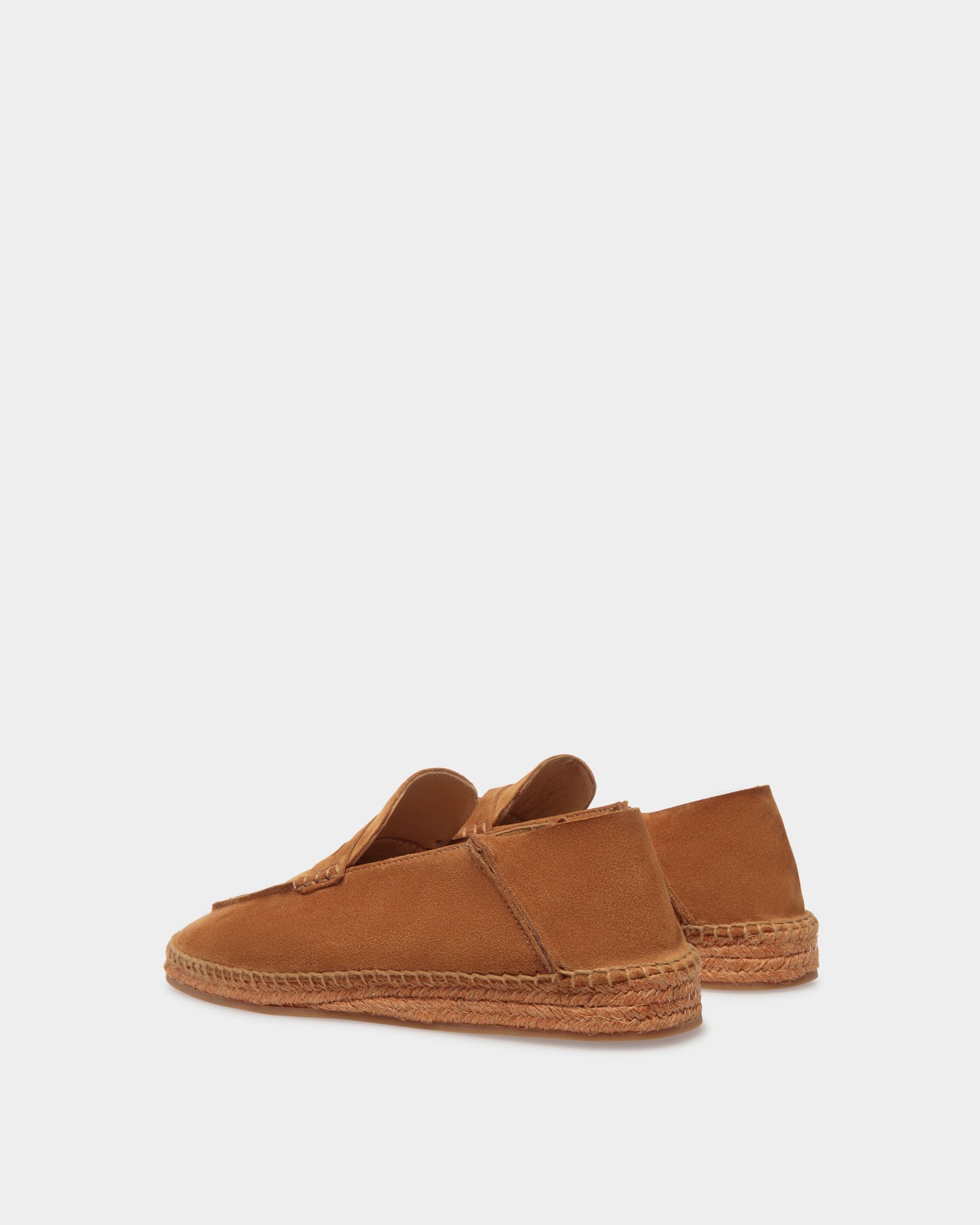 Espadrille Karakas En Cuir Couleur Sable - Femme - Bally - 04