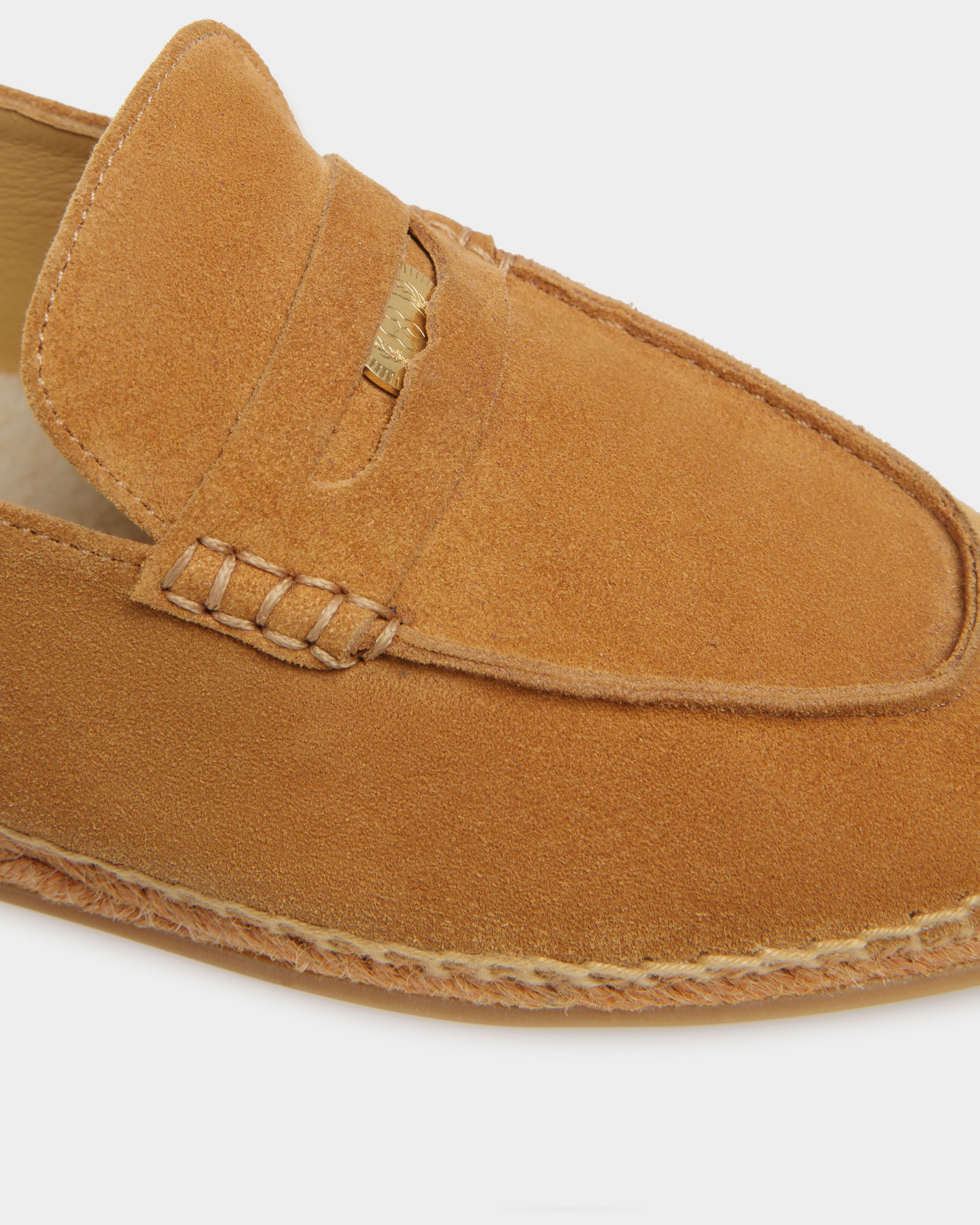 Espadrille Karakas En Cuir Couleur Sable - Femme - Bally - 05