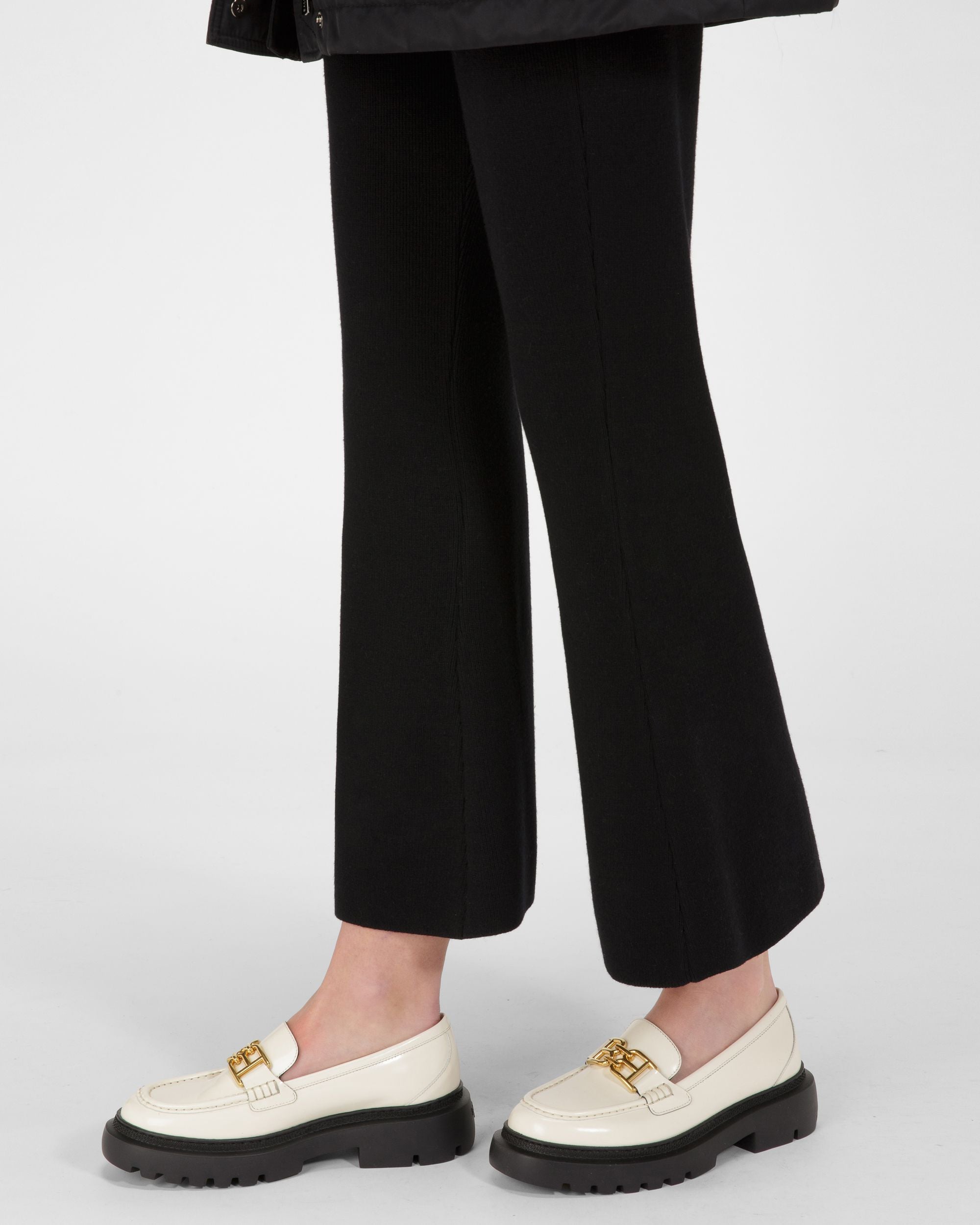 Gioia Flat Mokassins Aus Weissem Leder - Damen - Bally - 02