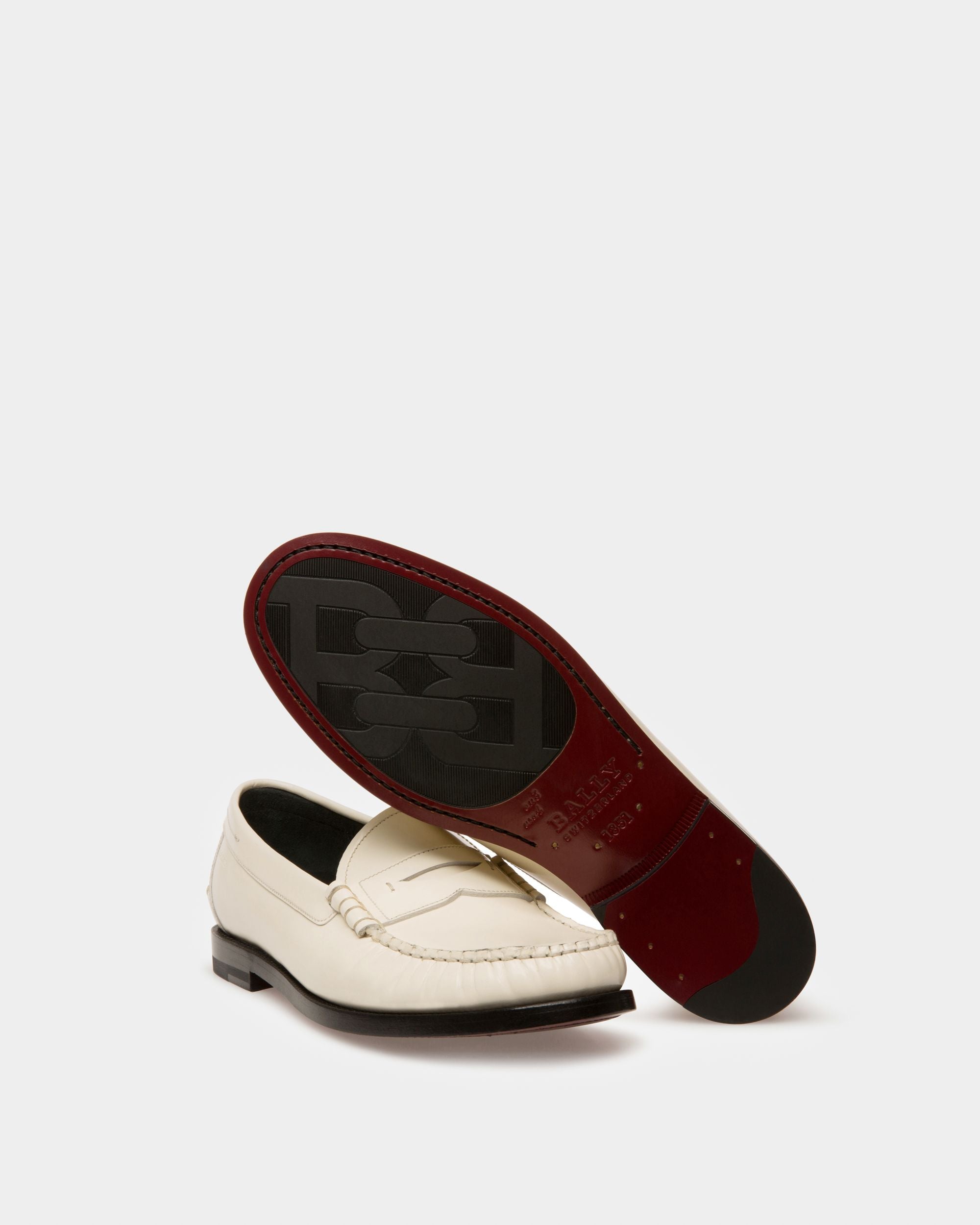 Coelo Mocassins En Cuir Ivoire - Femme - Bally - 05