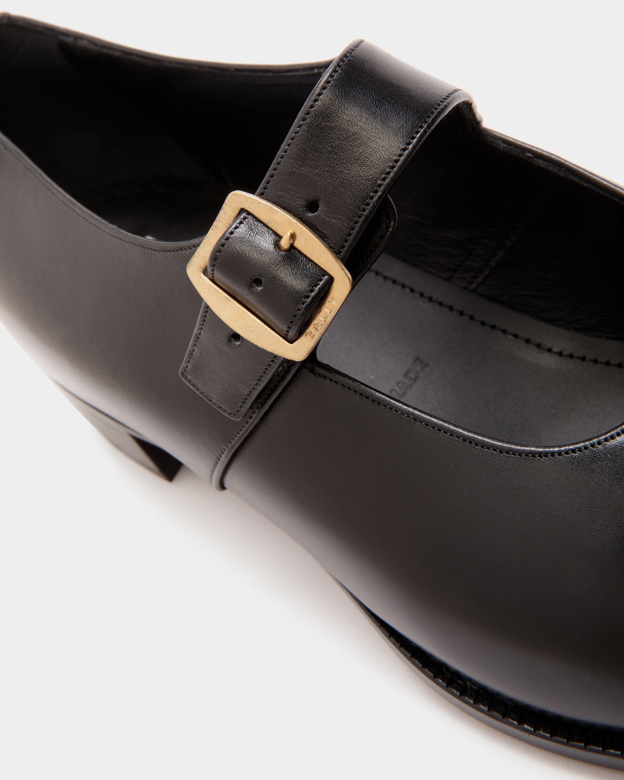 Baby Glendale En Cuir Noir - Femme - Bally - 05