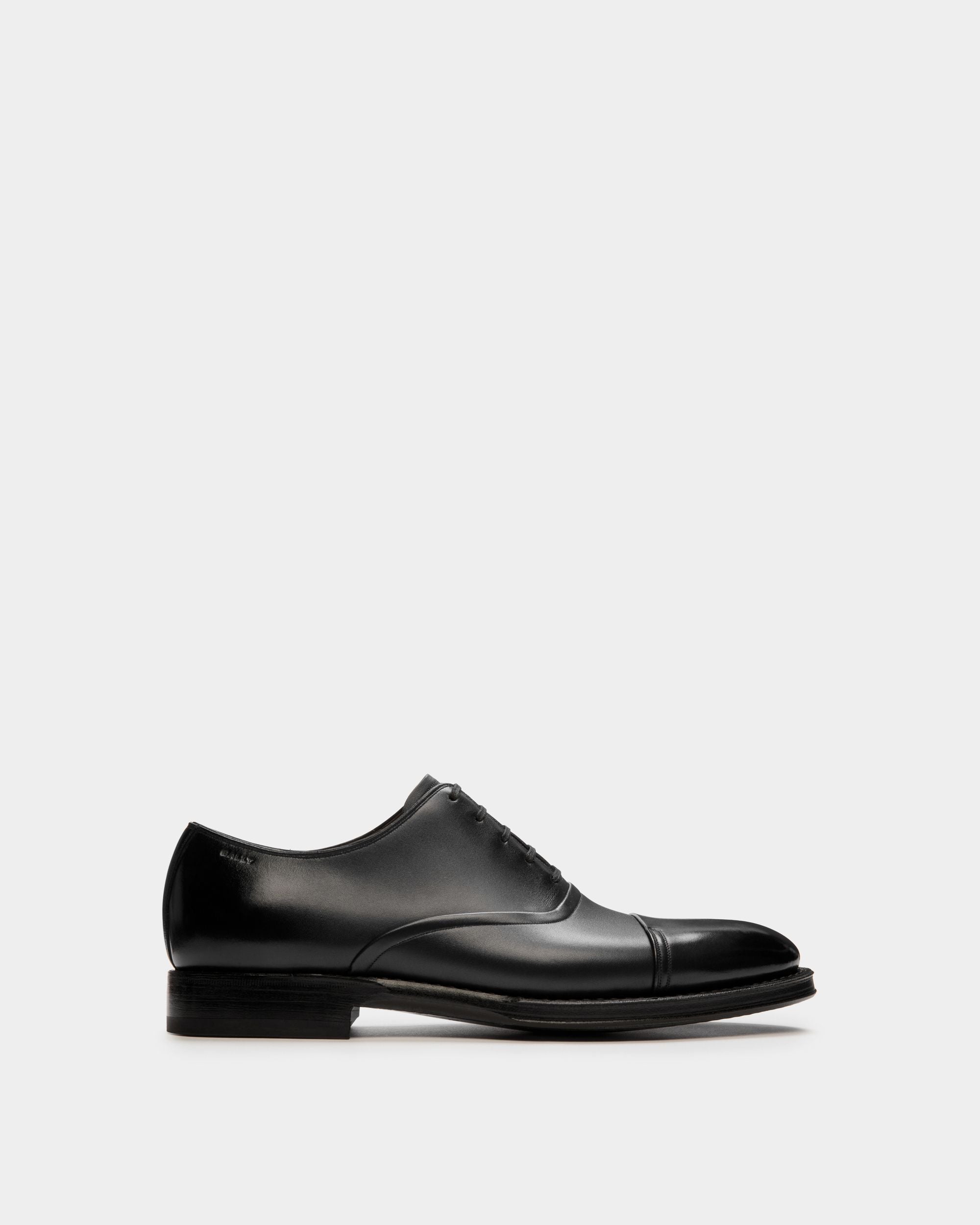 Zapato Oxford Scribe Un De Piel Negra - Mujer - Bally - 01