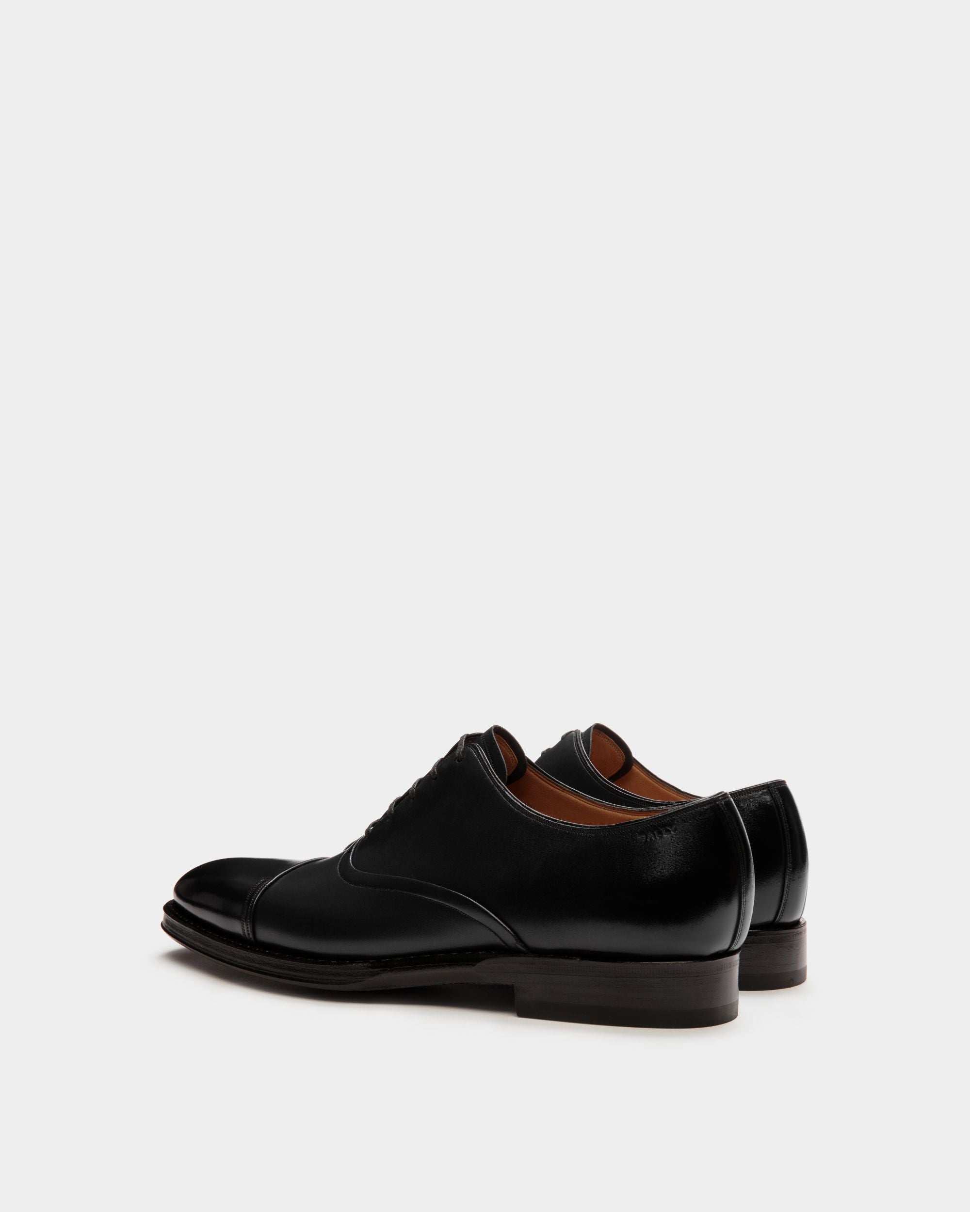 Zapato Oxford Scribe Un De Piel Negra - Mujer - Bally - 04