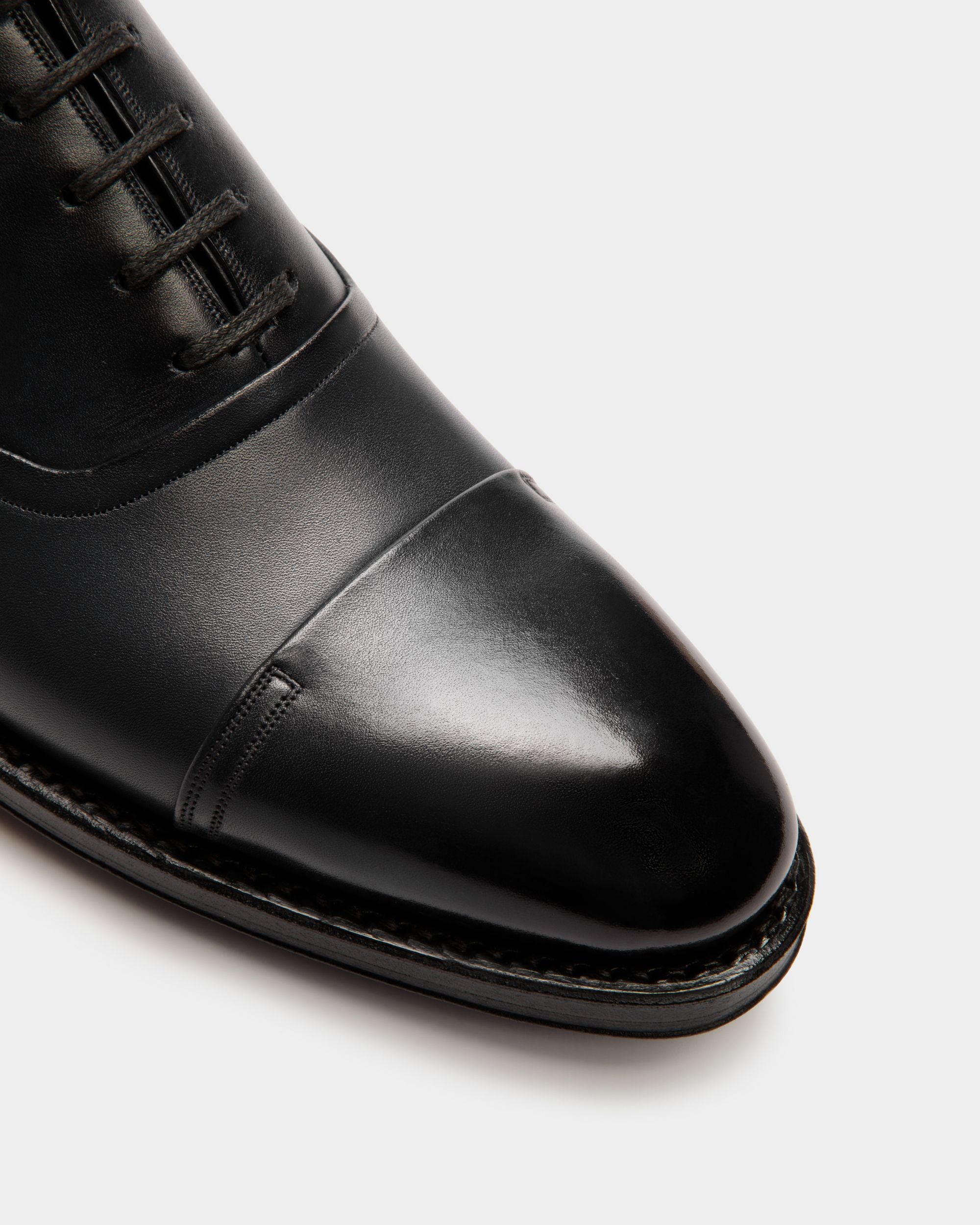 Zapato Oxford Scribe Un De Piel Negra - Mujer - Bally - 05