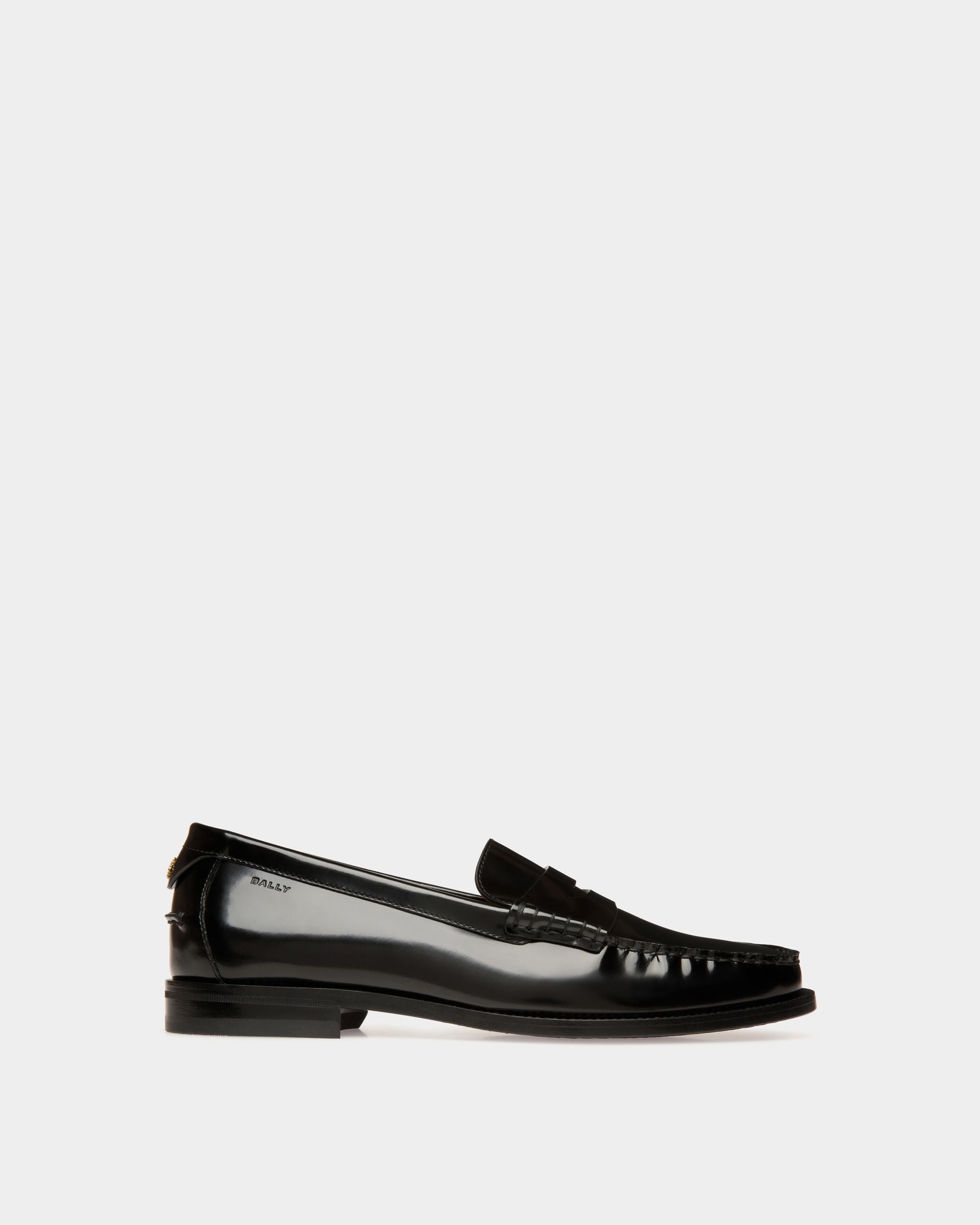 Capitol Moccasin in Black Leather - Damen - Bally - 01