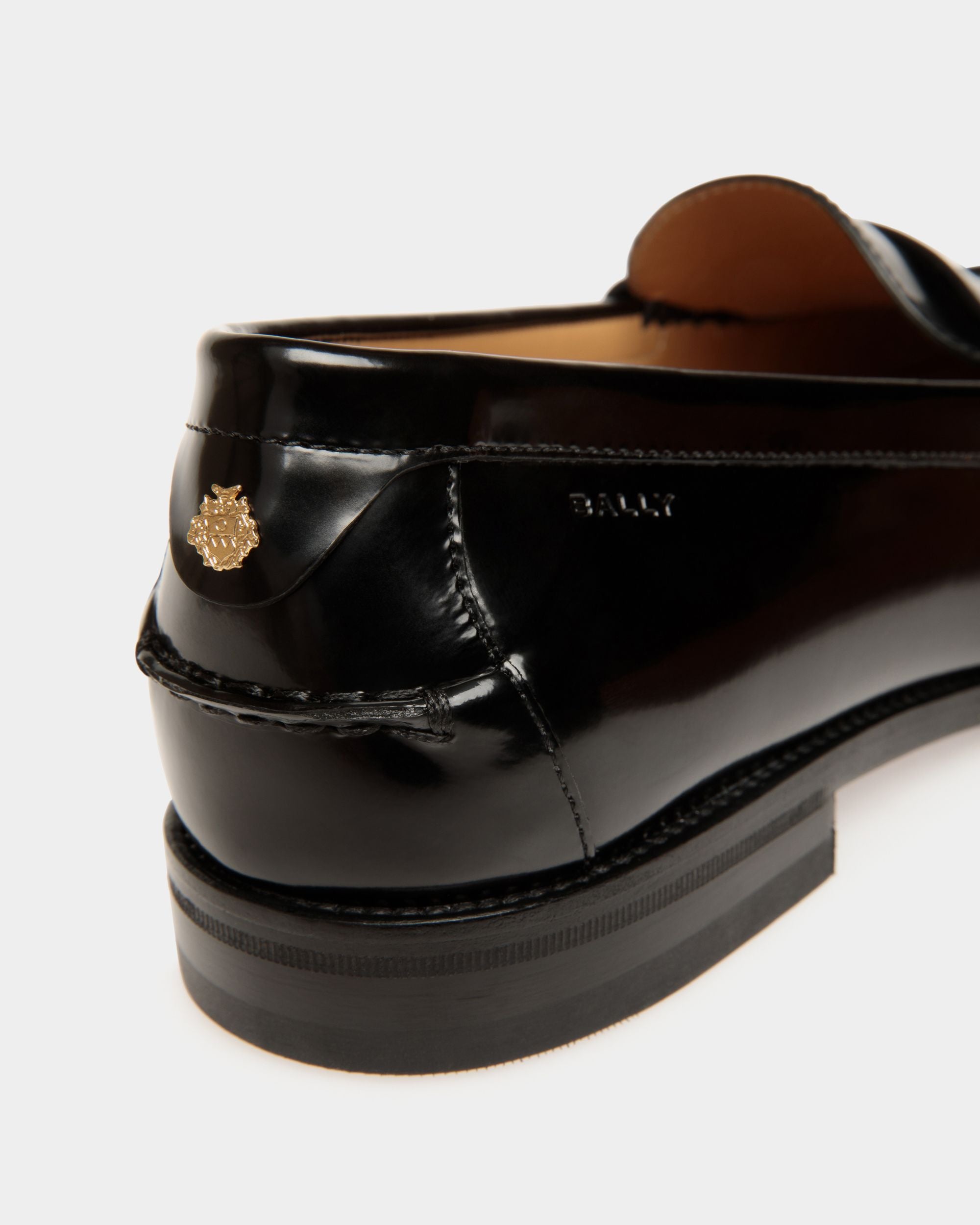 Capitol Moccasin in Black Leather - Damen - Bally - 06