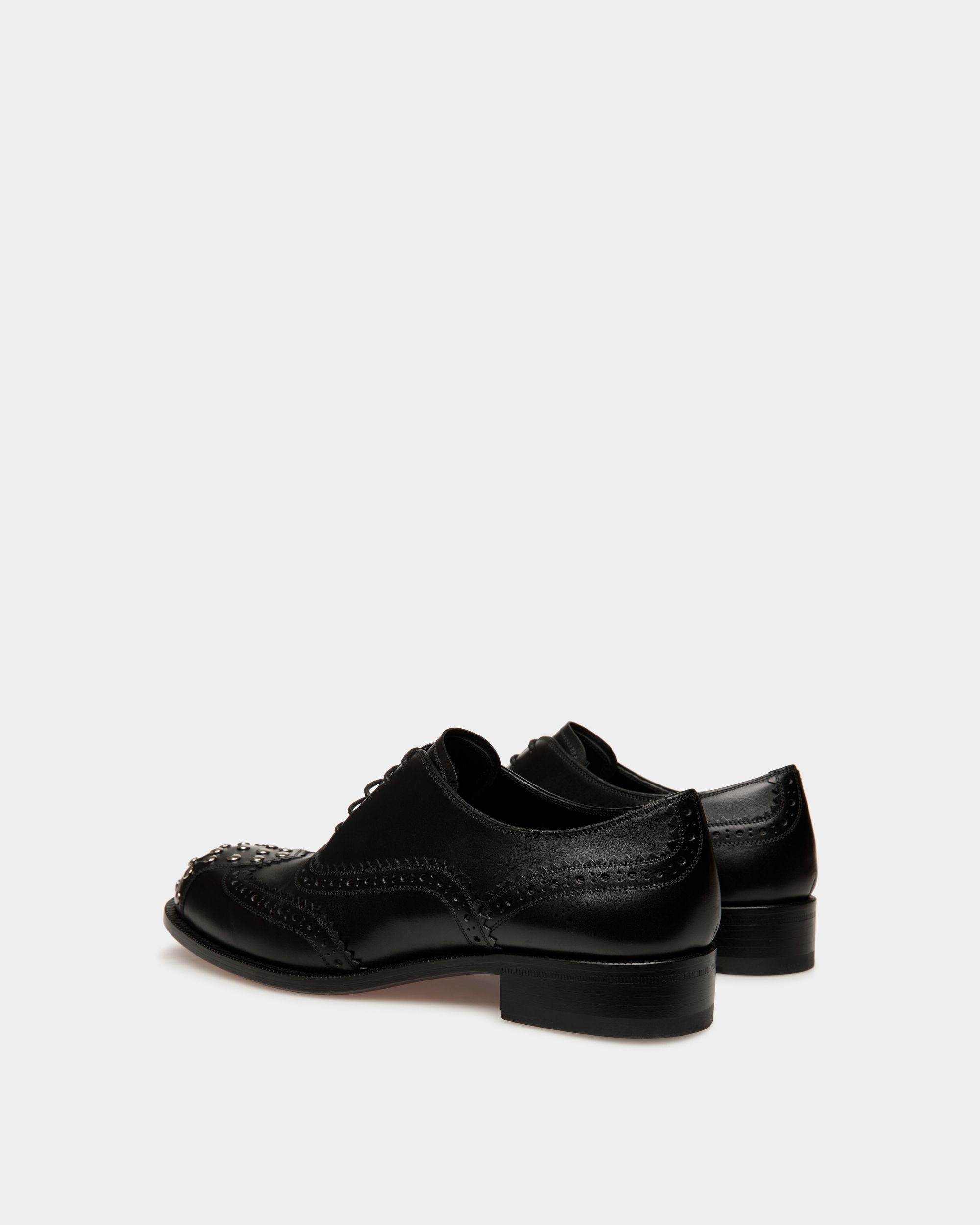 Spiegel Oxford-Schuhe Aus Leder In Schwarz - Damen - Bally - 04