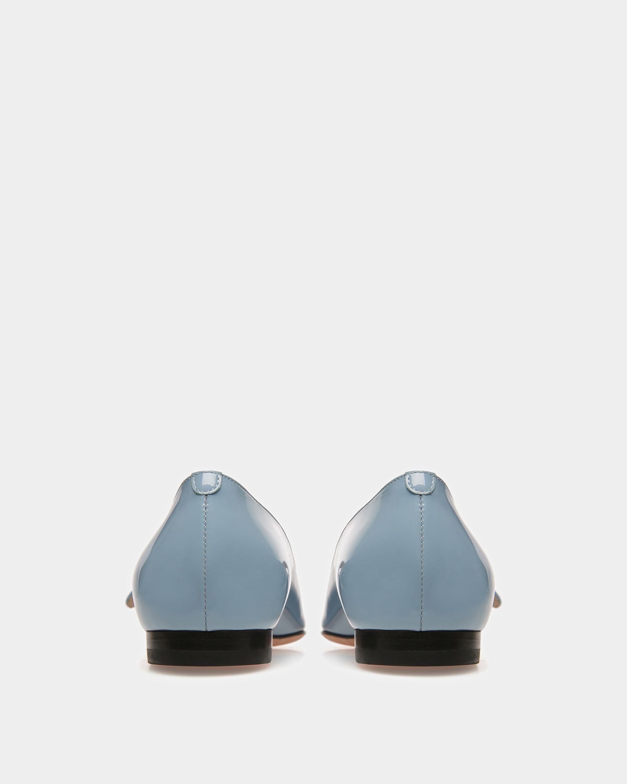 Elis Ballerina Aus Hellblau Leder - Damen - Bally - 04