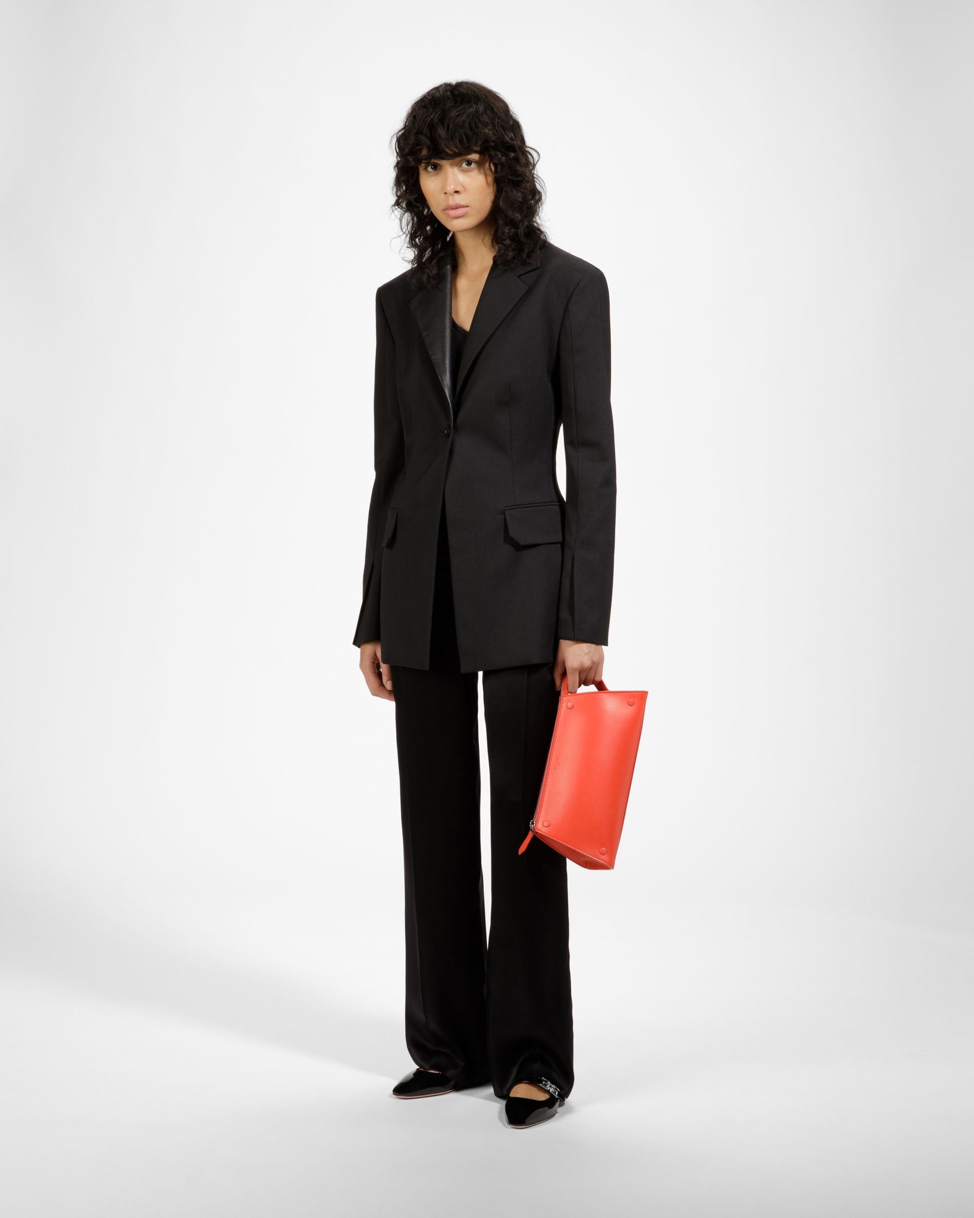 Elis Ballerina Aus Schwarz Leder - Damen - Bally - 02