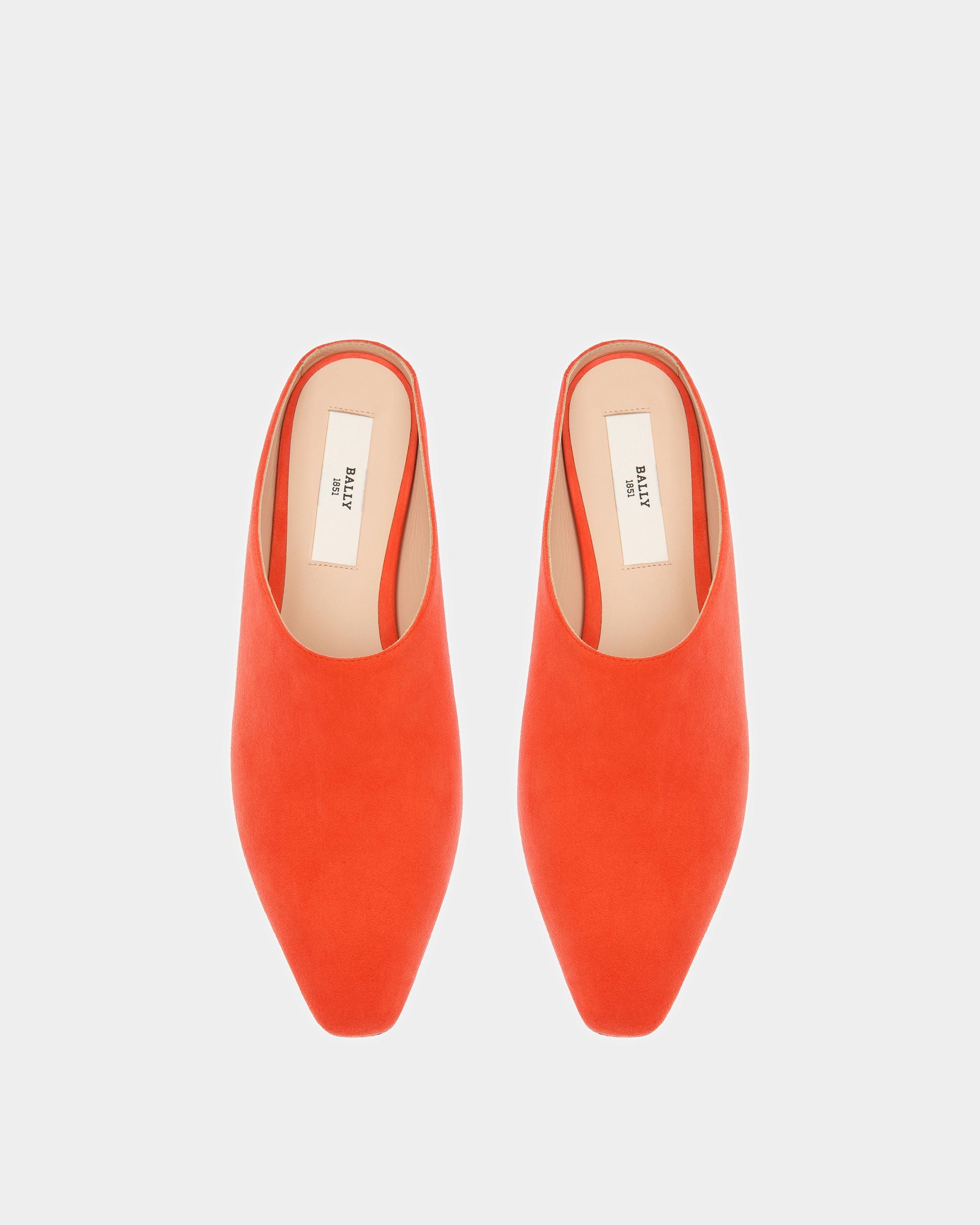 Nara Flache Pumps Aus Leder In Orange - Damen - Bally - 02